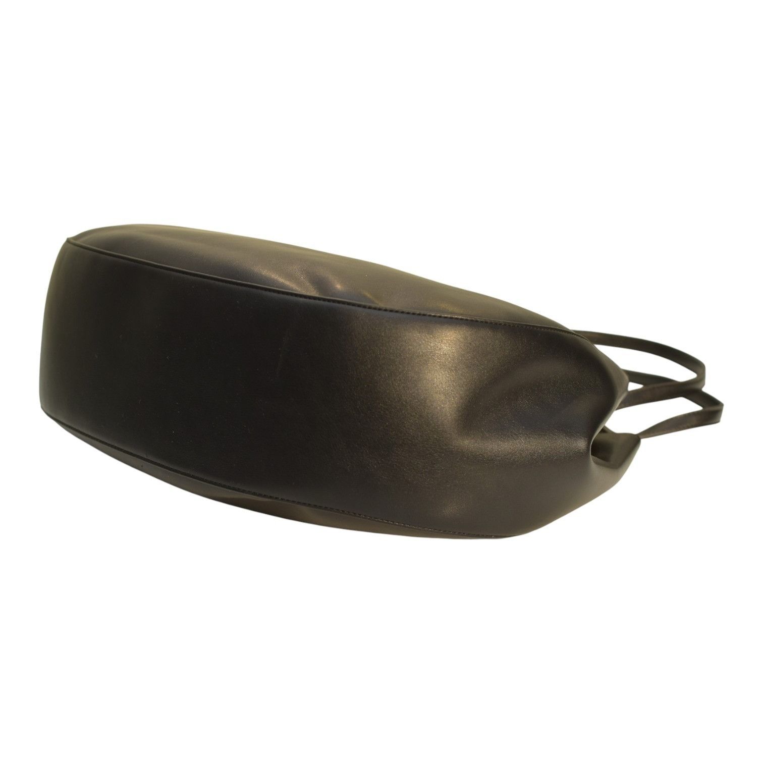 TWINSET Twinset Milano shopper 'Lila' Oval T handle Black Leather To Size ONE SIZE - 12 Thumbnail