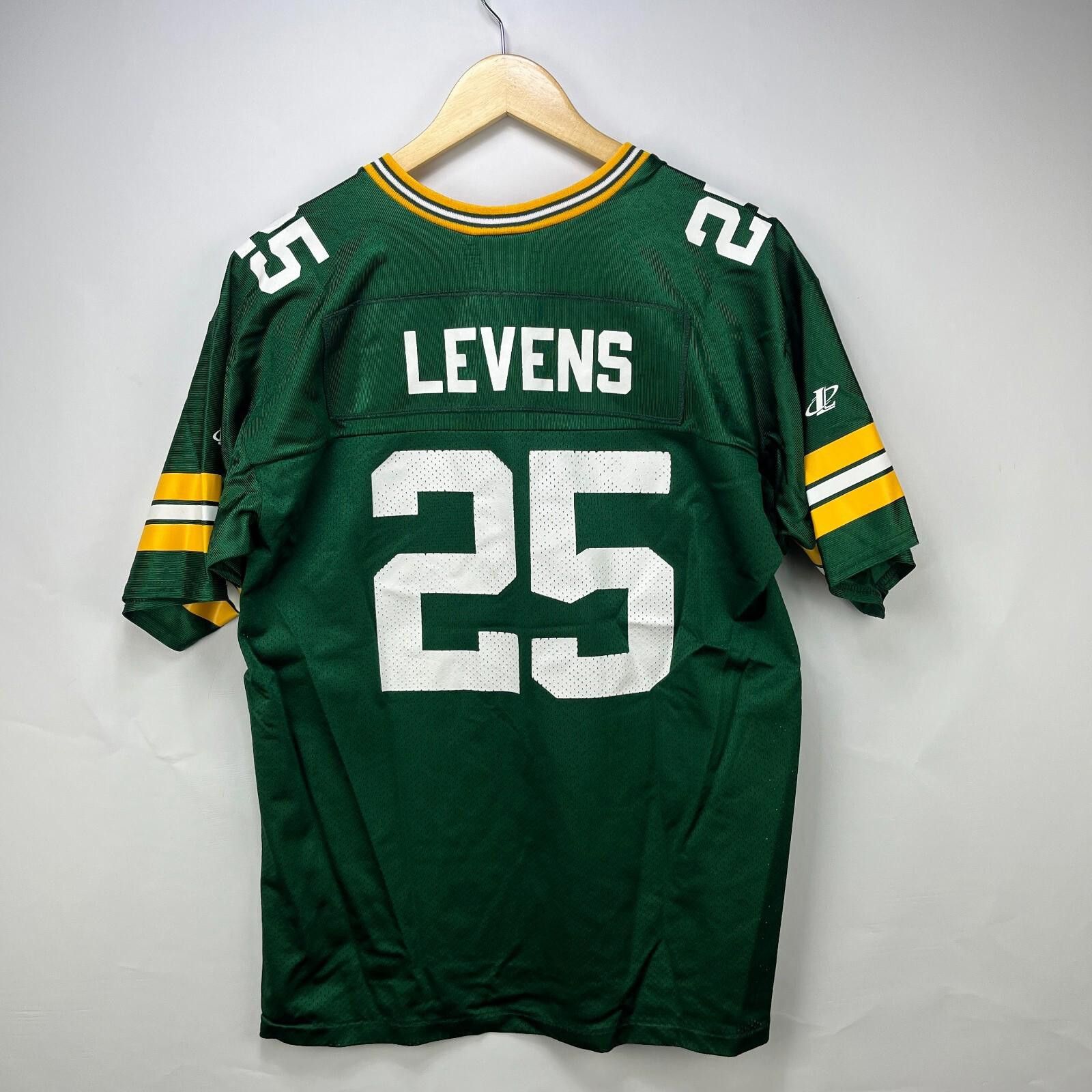 Logo Athletic Vintage Green Bay Packers Jersey Dorsey Levens 25 Youth XL Size ONE SIZE - 4 Thumbnail