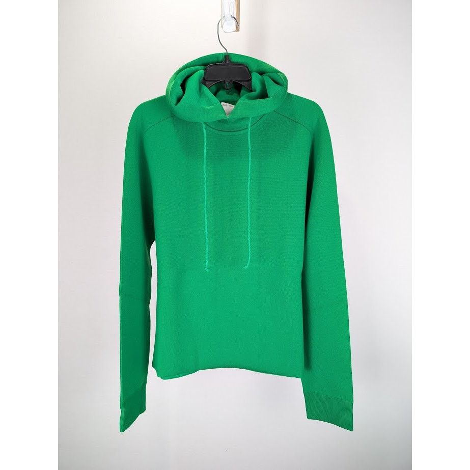 Bottega Veneta o1rshd1 Hoodie LW Merino Double in Green Size US M / EU 48-50 / 2 - 1 Thumbnail