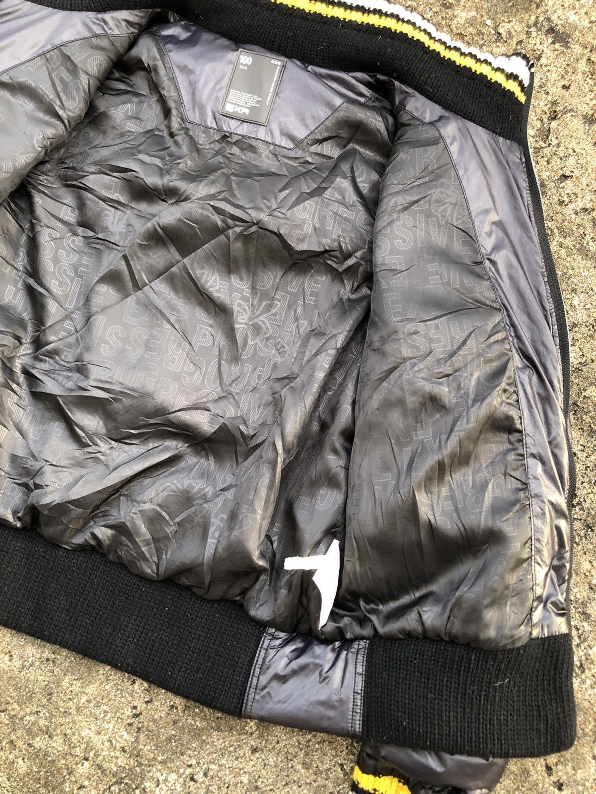 Japanese Brand Exr Progressive Zipper Up Knit Puffer Streetwear Winter MOTO Size US M / EU 48-50 / 2 - 19 Thumbnail