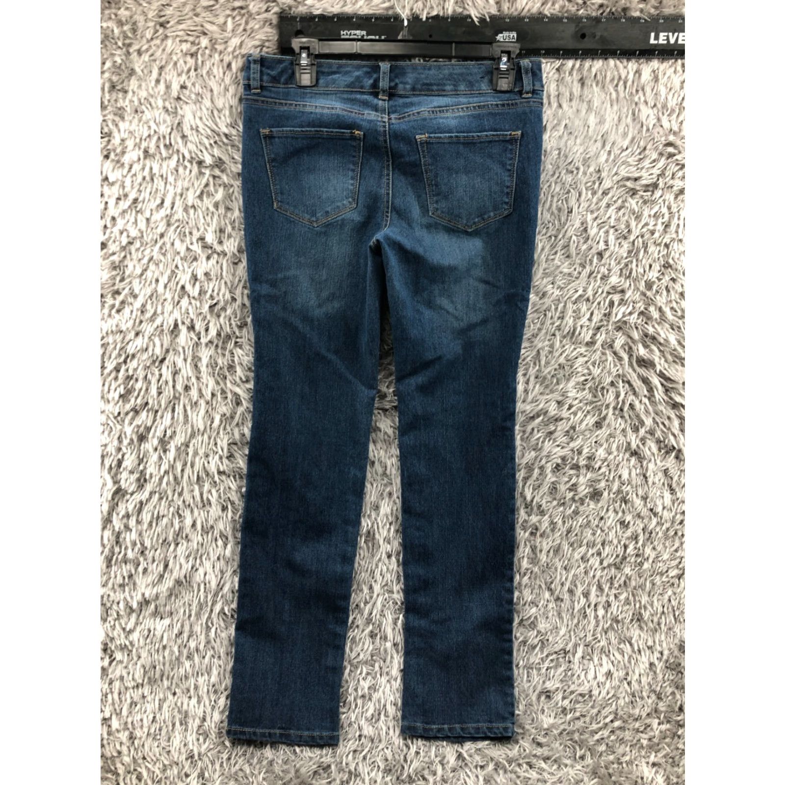 Vintage Daisy Fuentes Jeans Skinny Womens Regular Medium Wash Blue Size 6-30 Inseam 31 5-Pocket Denim Cotton Shirt Size 28" / US 6 / IT 42 - 5 Thumbnail