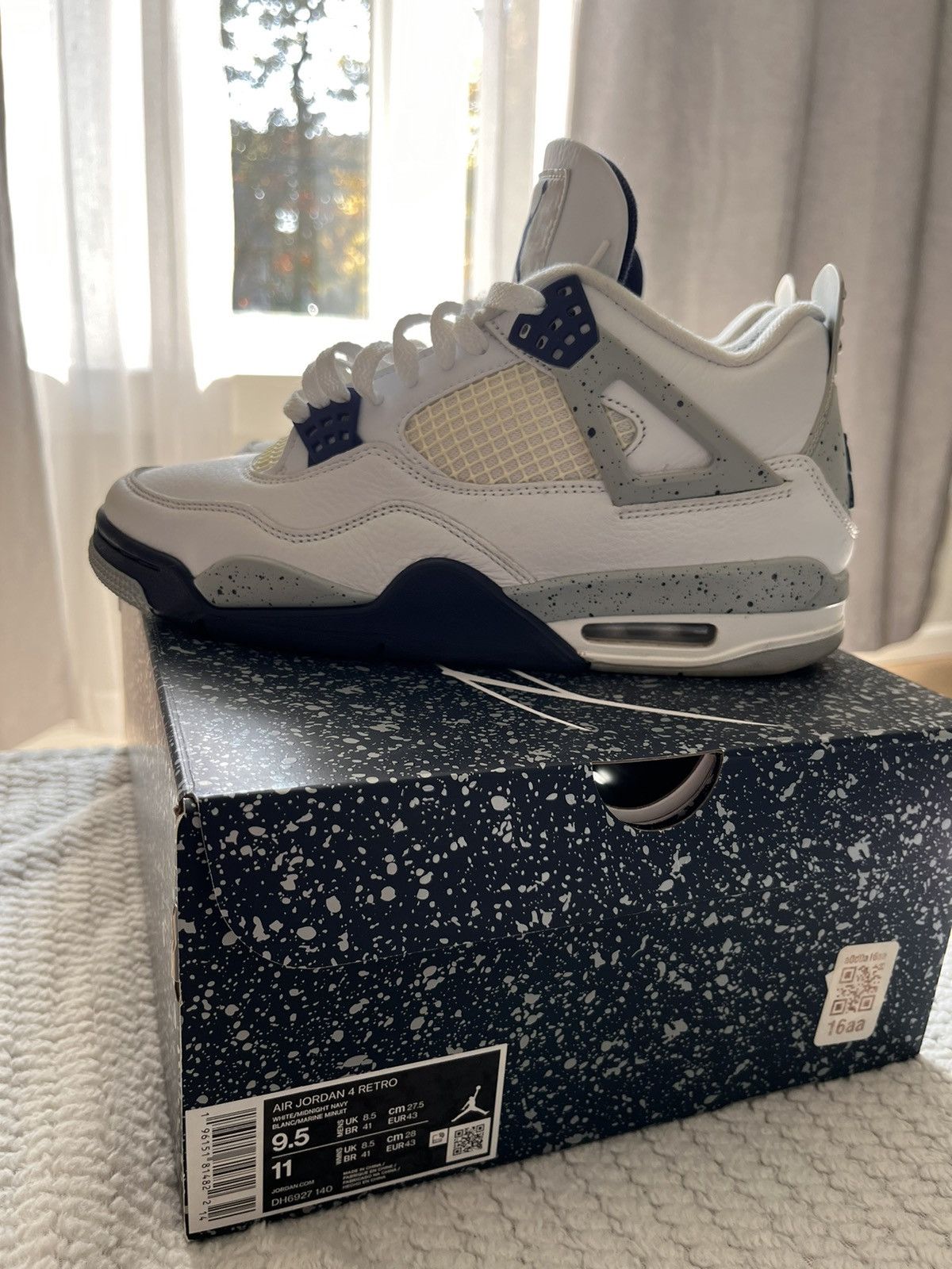 Jordan Brand × Nike Air Jordan 4 ‘Midnight Navy’ Size US 9.5 / EU 42-43 - 3 Thumbnail