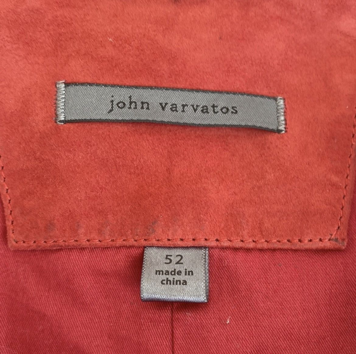 John Varvatos Suede Woodward Multibutton jacket EU 52 USA 42. Size US L / EU 52-54 / 3 - 6 Thumbnail