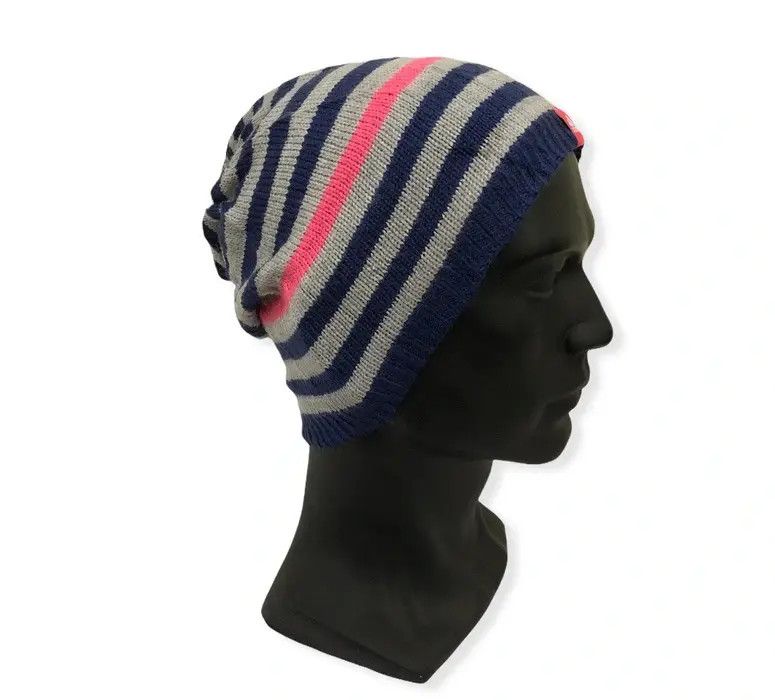 Adidas Vintage Adidas Striped Design beanie Hat Size ONE SIZE - 3 Thumbnail