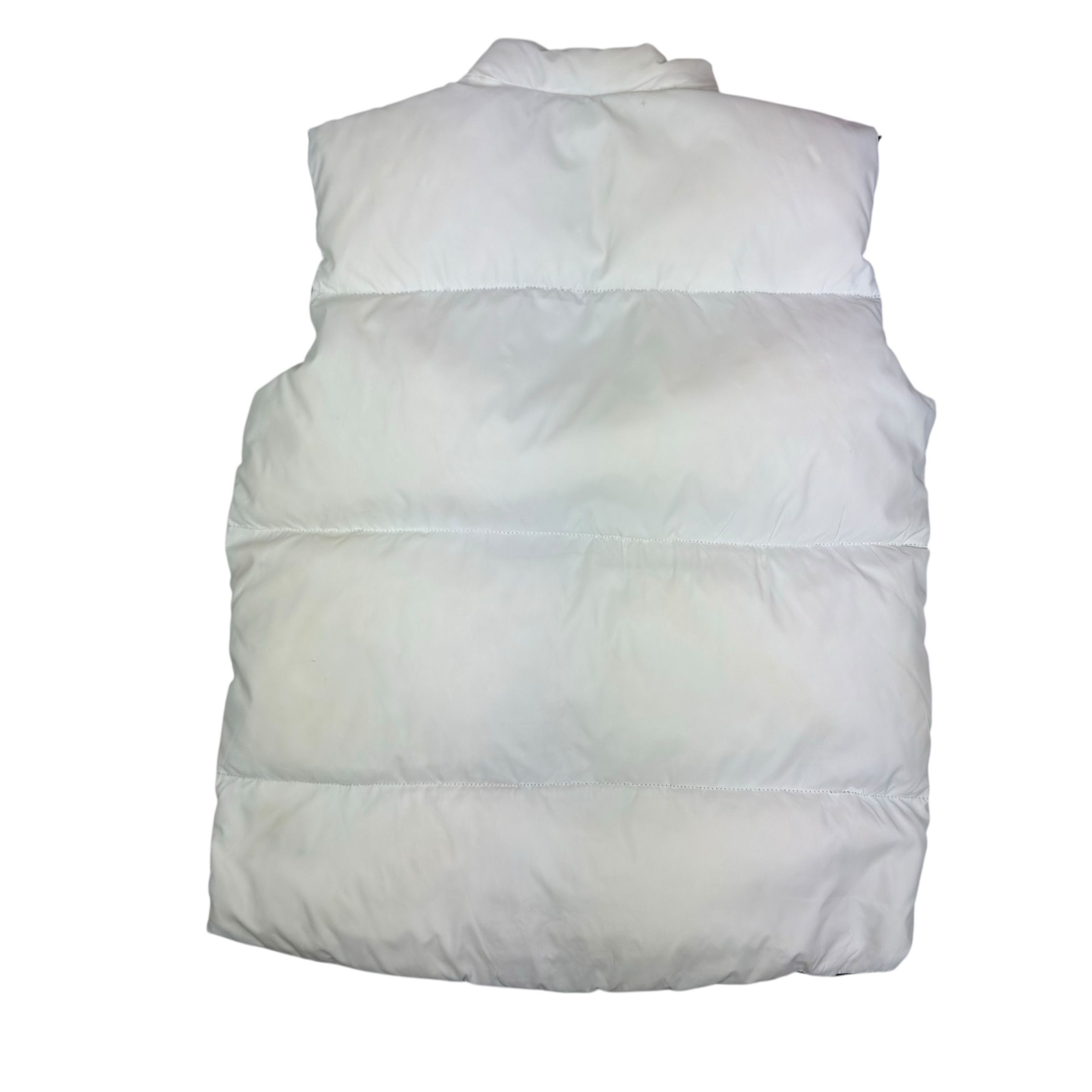 Napapijri Napapijri Men White Blue Reversible Full Zip Gilet Down Vest Size US S / EU 44-46 / 1 - 7 Thumbnail