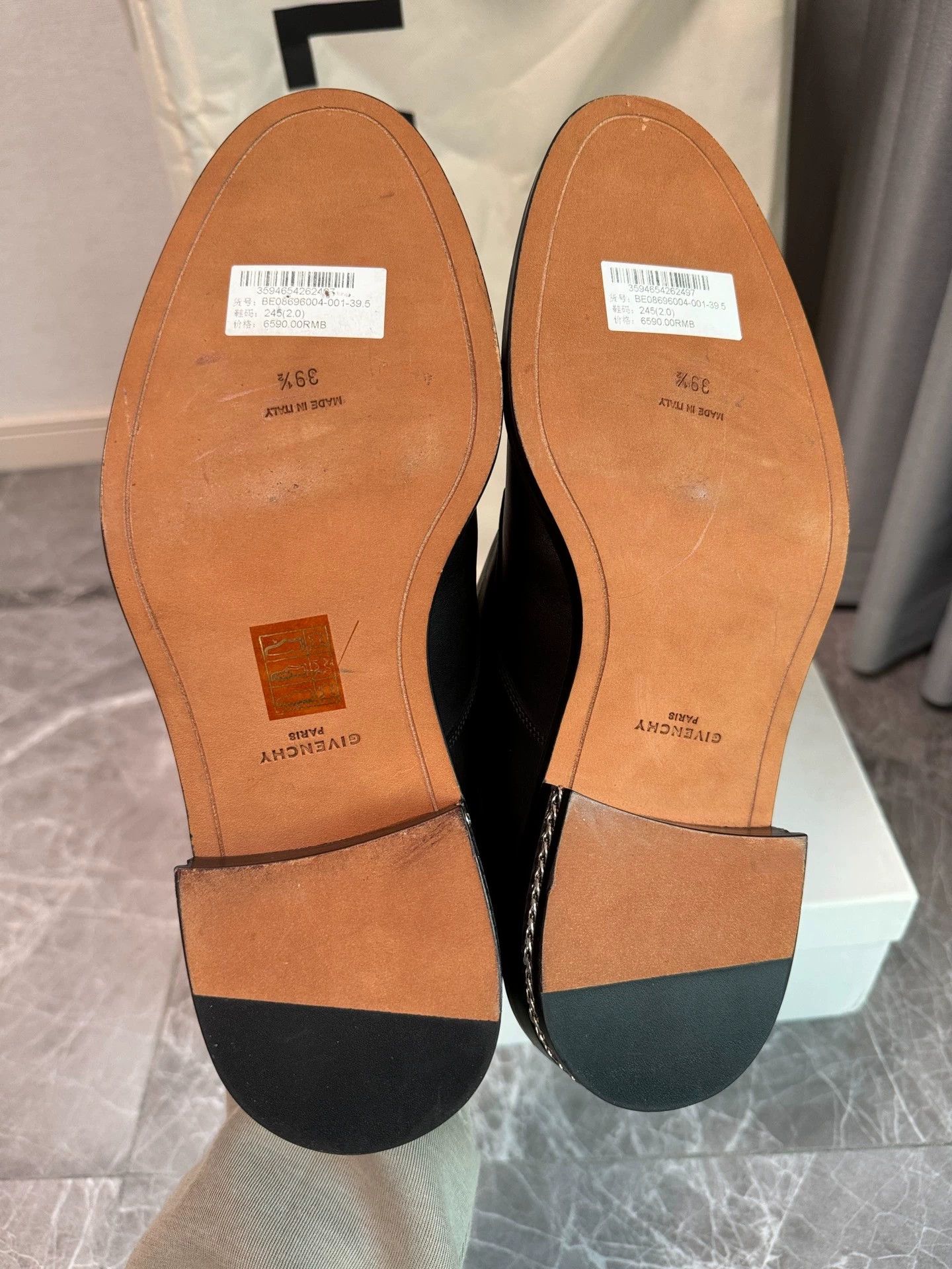 Givenchy Givenchy Cowhide Slip-on Leather Shoes 39.5 99 New Size US 6.5 / EU 39-40 - 8 Thumbnail