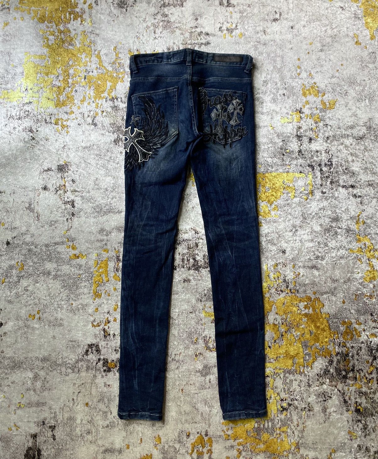 If Six Was Nine × Japanese Brand × Le Grande Bleu (L.G.B.) Japanes Grass Hopper embroidery cross Size 27" / US 4 / IT 40 - 1 Thumbnail
