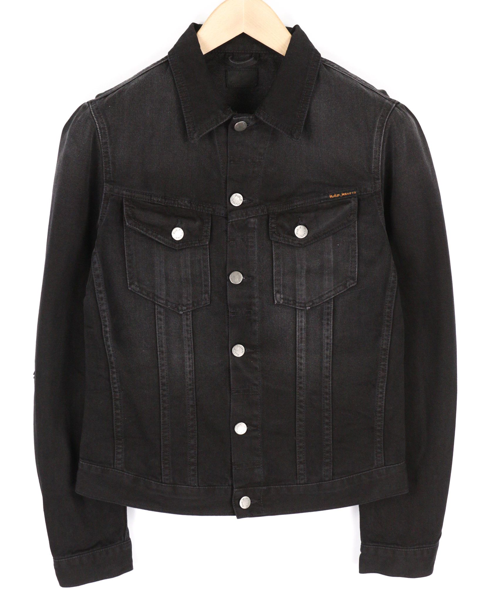Nudie Jeans BILLY S Dark Shist Denim Jacket 81042 Size US S / EU 44-46 / 1 - 1 Thumbnail