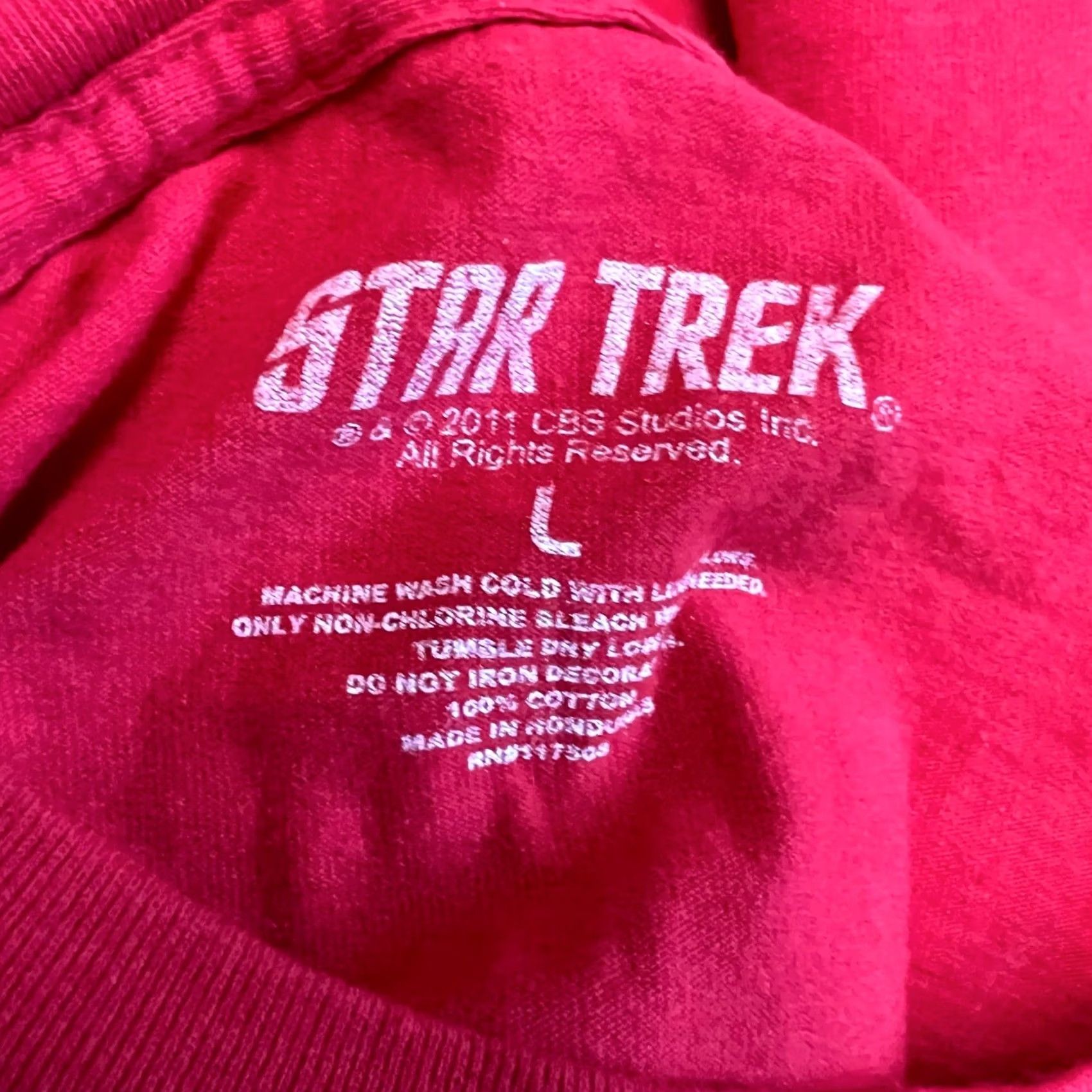 Vintage Star Trek T-Shirt Graphic 10 Reasons Why Kirk Is Better Than Picard Red M Size L Mens Regular Crew Neck Short Sleeve Shirt Size US L / EU 52-54 / 3 - 4 Thumbnail
