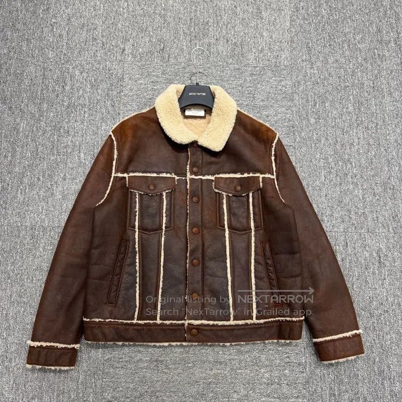Saint Laurent Paris Saint Laurent Paris Fur and leather coat Size US L / EU 52-54 / 3 - 1 Thumbnail