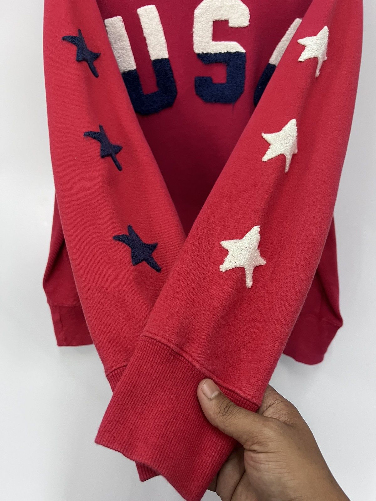 Japanese Brand 🔥 Anti Ballistic USA logo Roundneck Sweatshirt - M Size US L / EU 52-54 / 3 - 6 Thumbnail