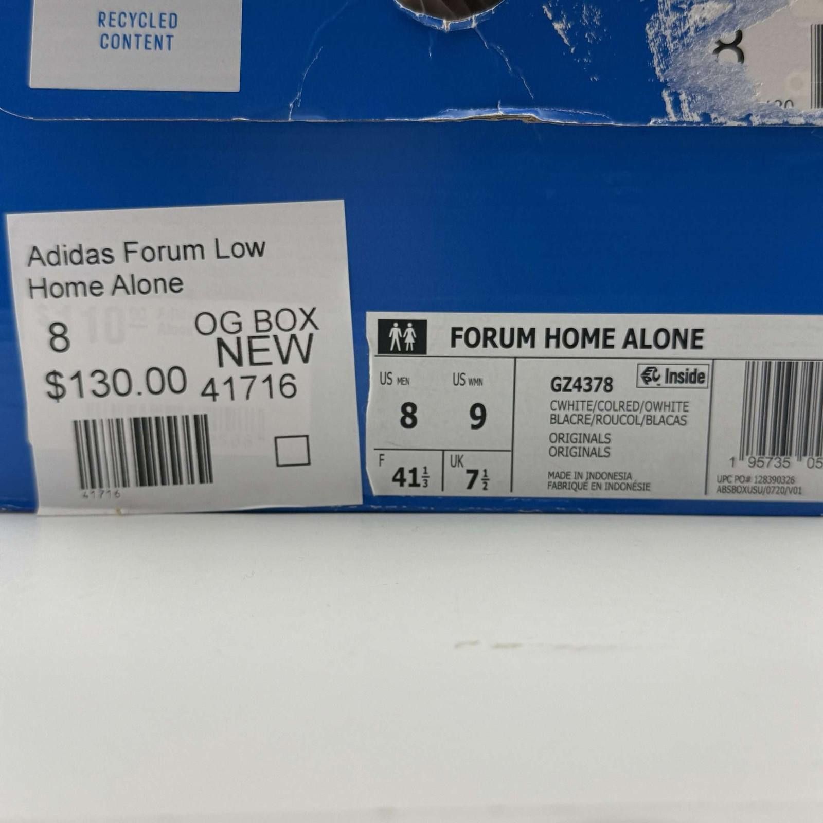 Adidas Adidas Forum Low Home AlonenUS 8 New with Box GZ4378 Size US 8 / EU 41 - 10 Thumbnail