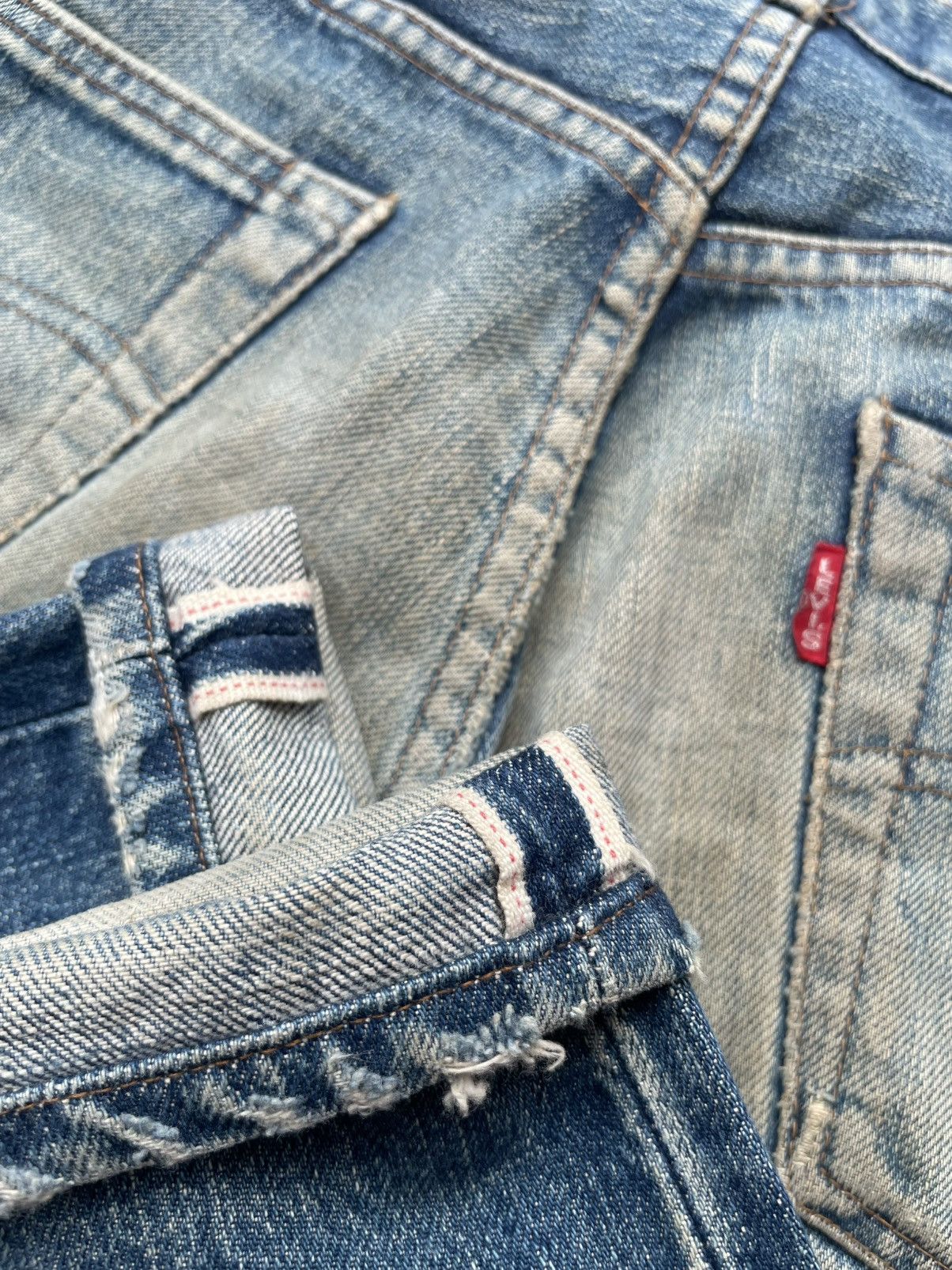 Levi's Vintage 1991 Levis 502XX E Selvedge Denim Size US 32 / EU 48 - 19 Thumbnail