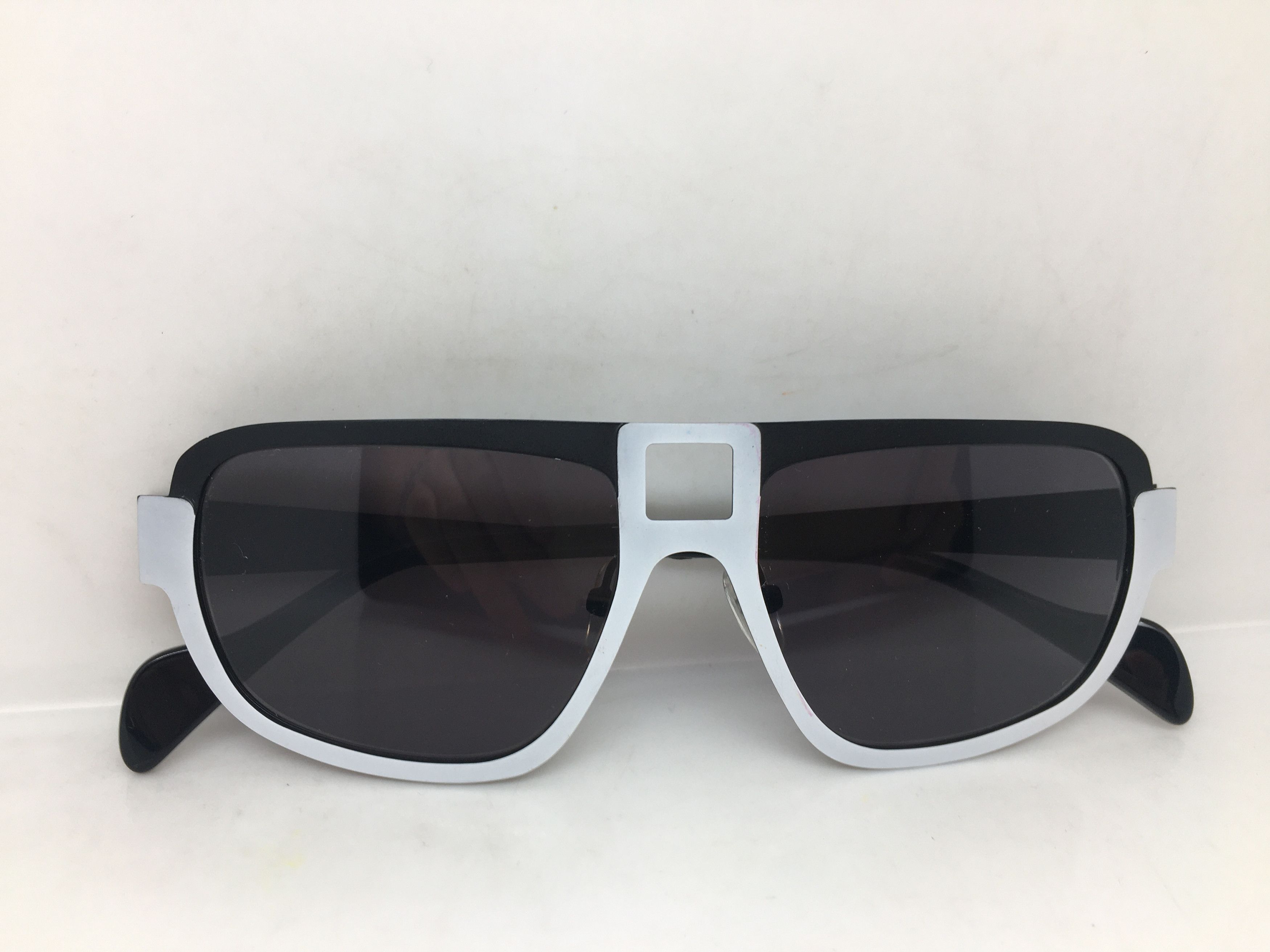 Other OP Art Black White Aviator Sunglasses Frame Pilot Size ONE SIZE - 5 Thumbnail