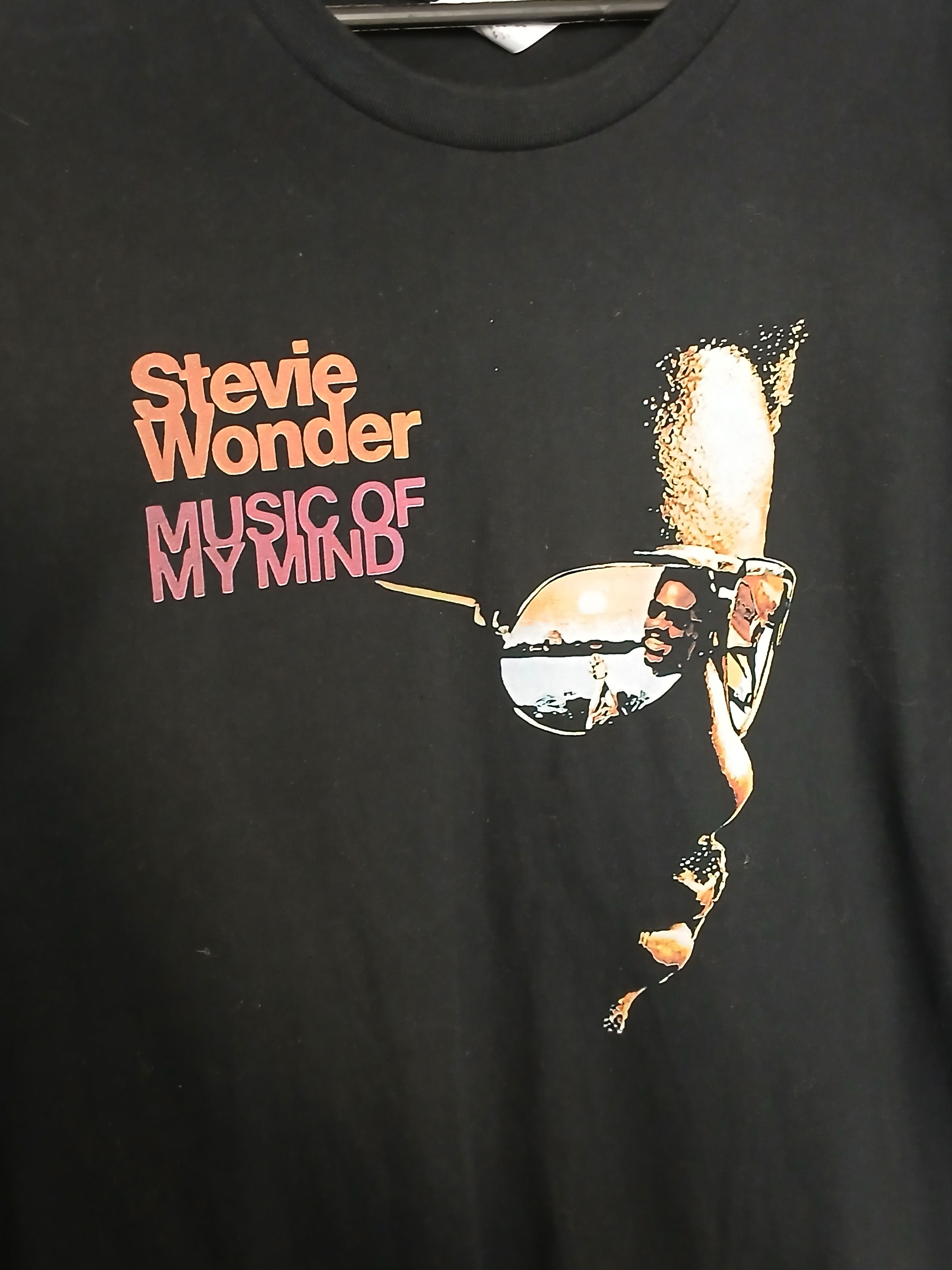 Band Tees Stevie Wonder Music Of My Mind T-Shirt Size US XXL / EU 58 / 5 - 3 Thumbnail