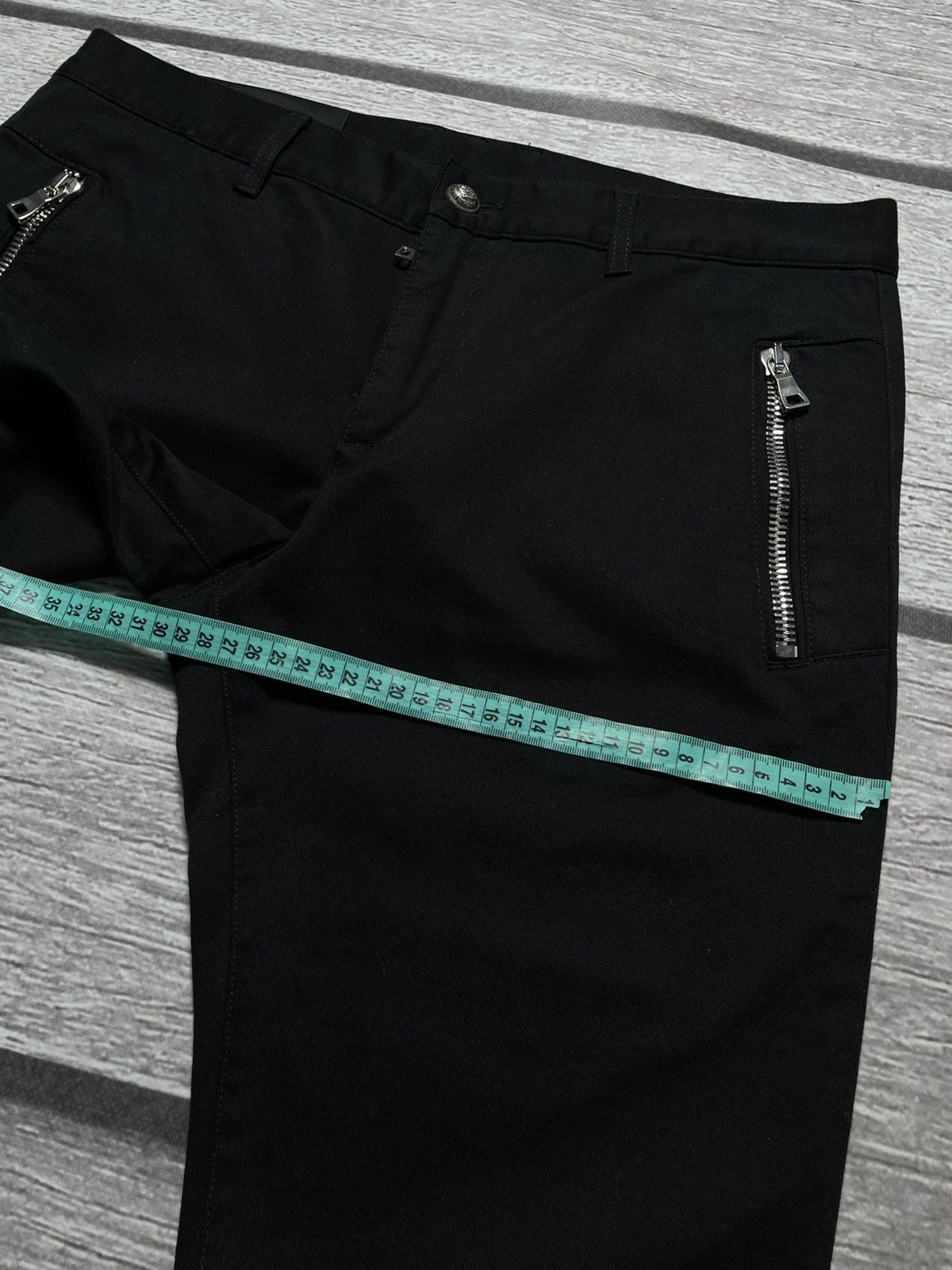 Balmain Balmain B Logo Black Chino Trousers Pants Size US 32 / EU 48 - 14 Thumbnail