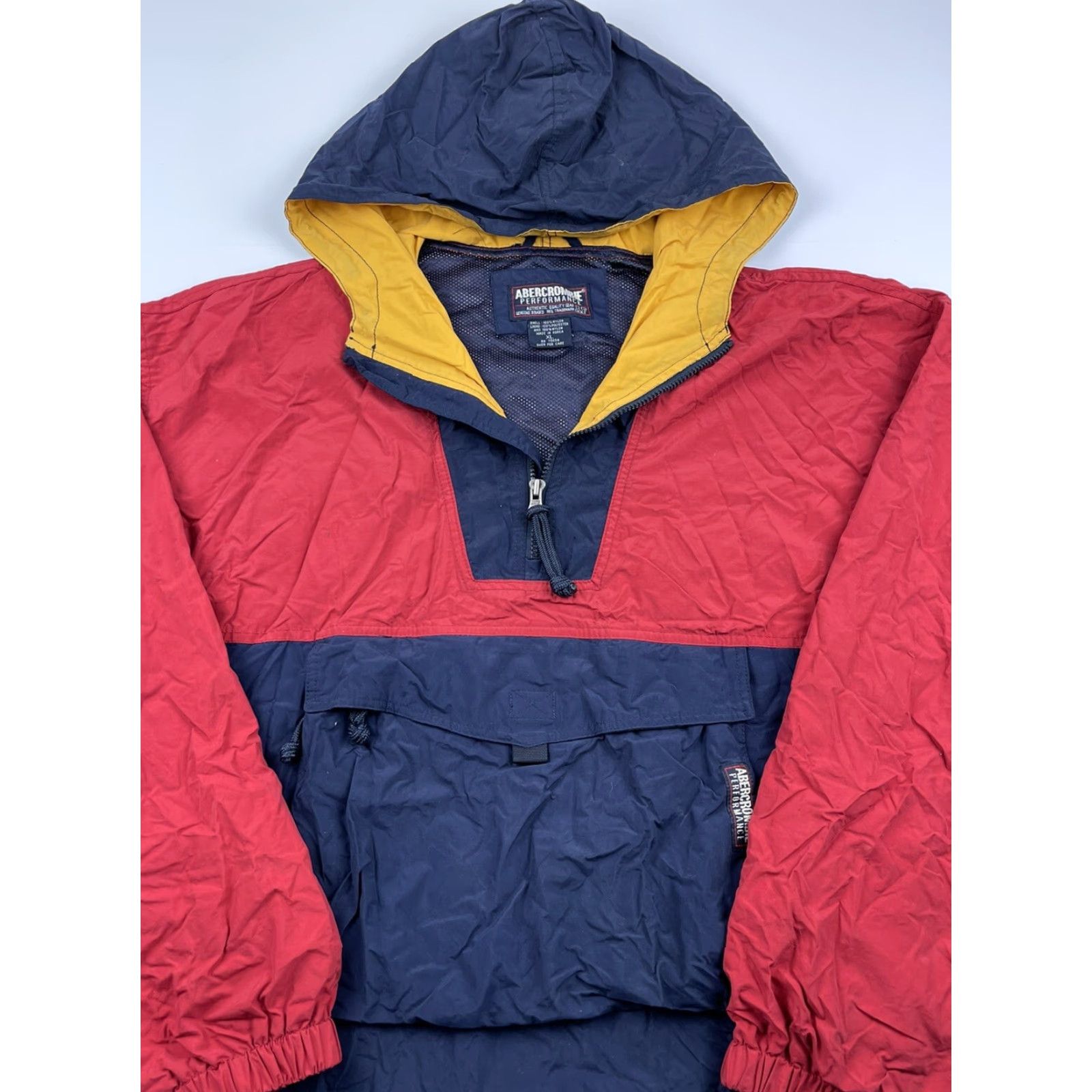 Abercrombie & Fitch VTG Abercrombie Mens Performance A-Tech Pullover Windbreaker Jacket XL Size US XL / EU 56 / 4 - 2 Thumbnail