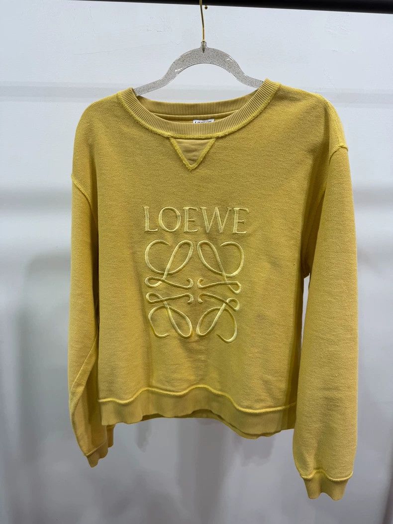 Loewe LOEWE Cotton hoodie, embroidered Size S / US 4 / IT 40 - 1 Thumbnail
