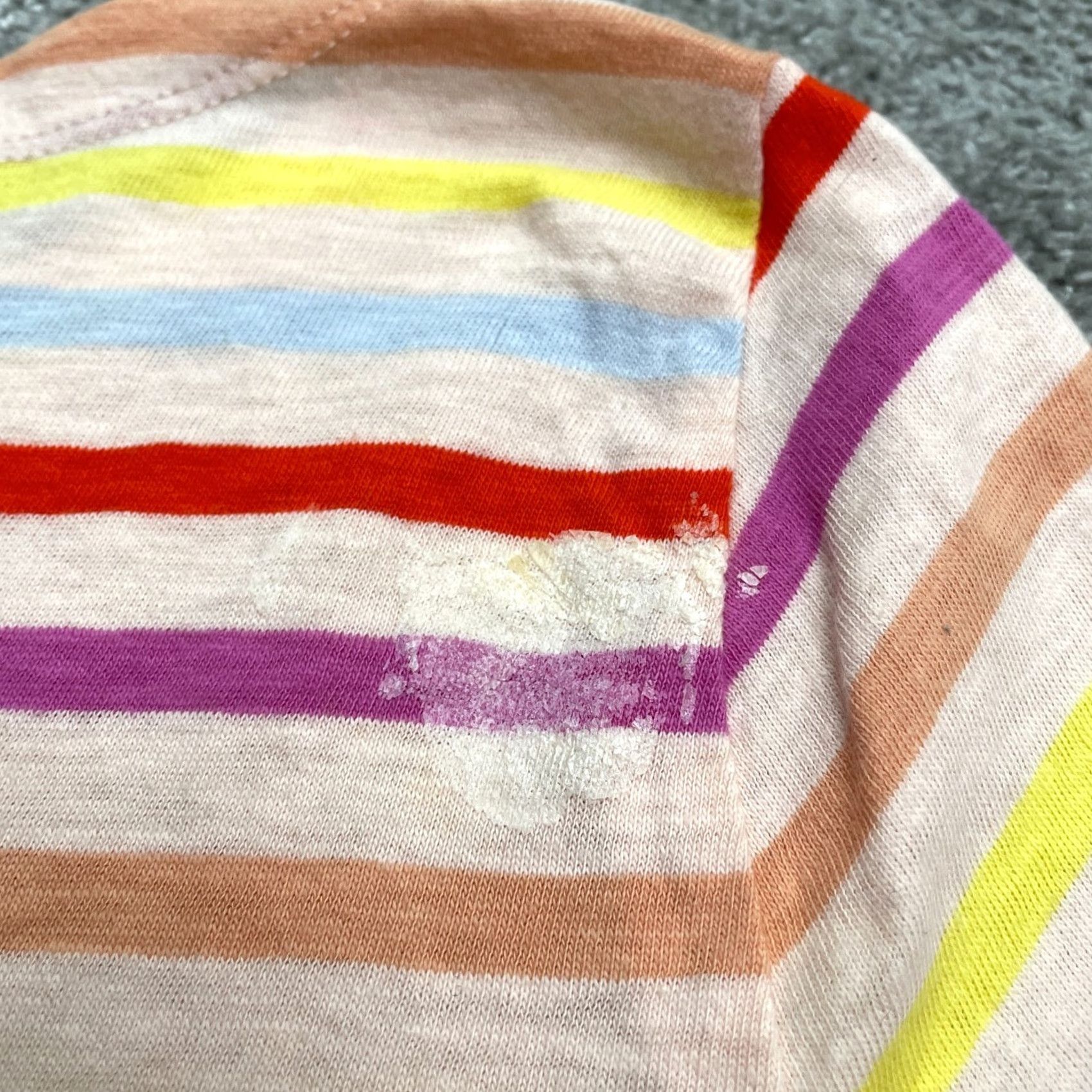 J.Crew J.CREW T-Shirt Womens Small Multicolor Striped Boat Neck Long Sleeve Cotton NWD Size S / US 4 / IT 40 - 4 Thumbnail