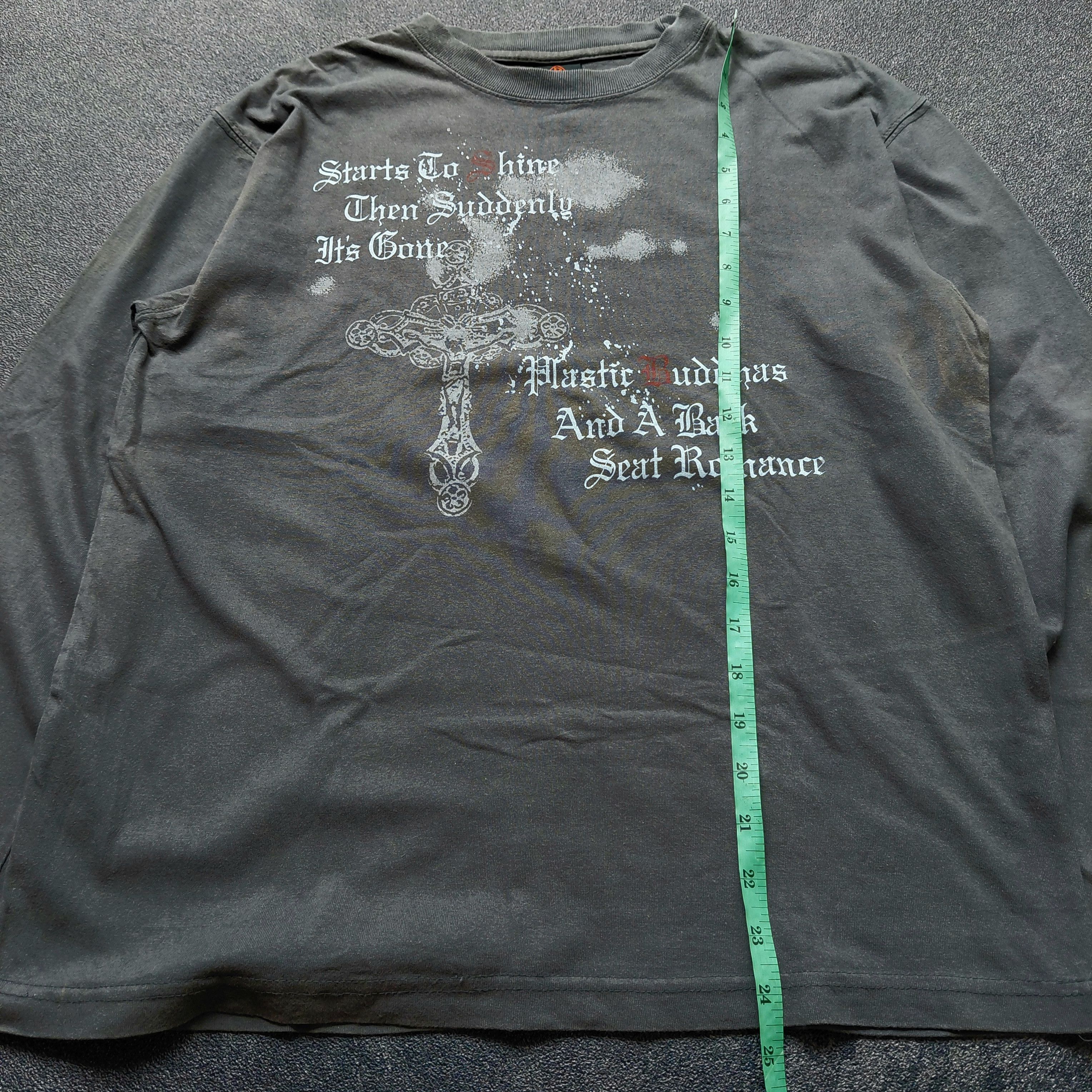 Japanese Brand Barcedos Faded Jesus L/S Shirt Size US M / EU 48-50 / 2 - 6 Thumbnail