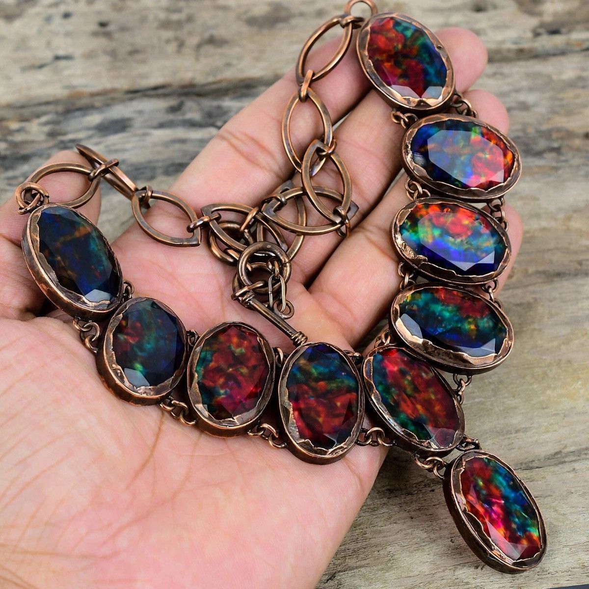 Other Copper Bestie Gift Electroformed Chain Adjustable Necklace Size ONE SIZE - 1 Thumbnail