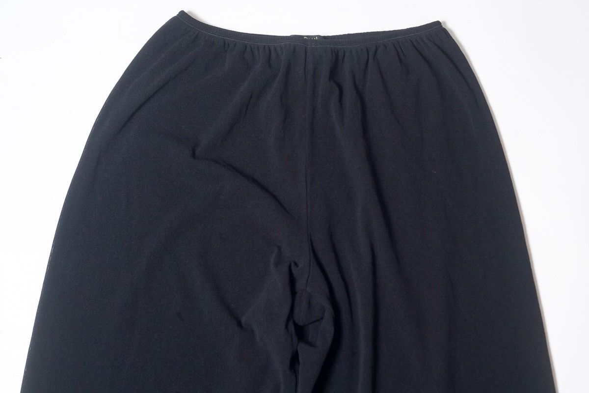 Jean Paul Gaultier Jean Paul Gaultier Womens Elastic Waist Wide Leg Mesh Pants Size 32" / US 10 / IT 46 - 3 Thumbnail