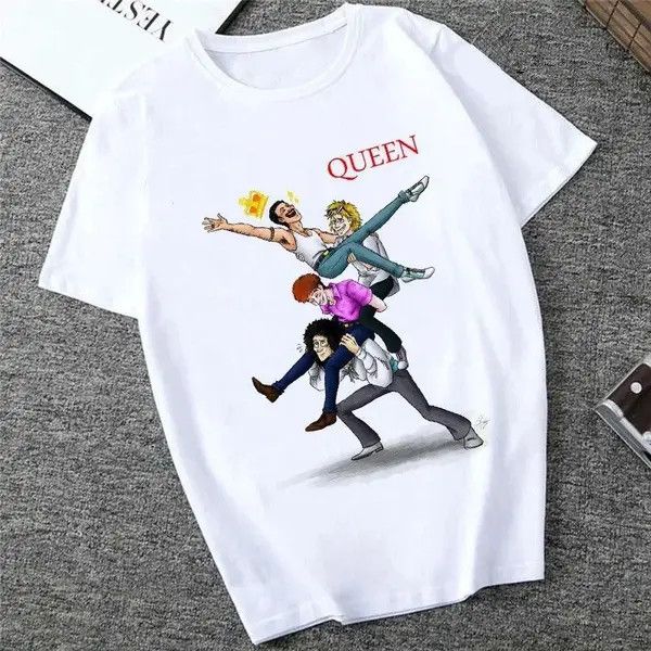 VIBE Sleeve T Shirt The Queen Band Graphic Print Size M / US 6-8 / IT 42-44 - 1 Thumbnail