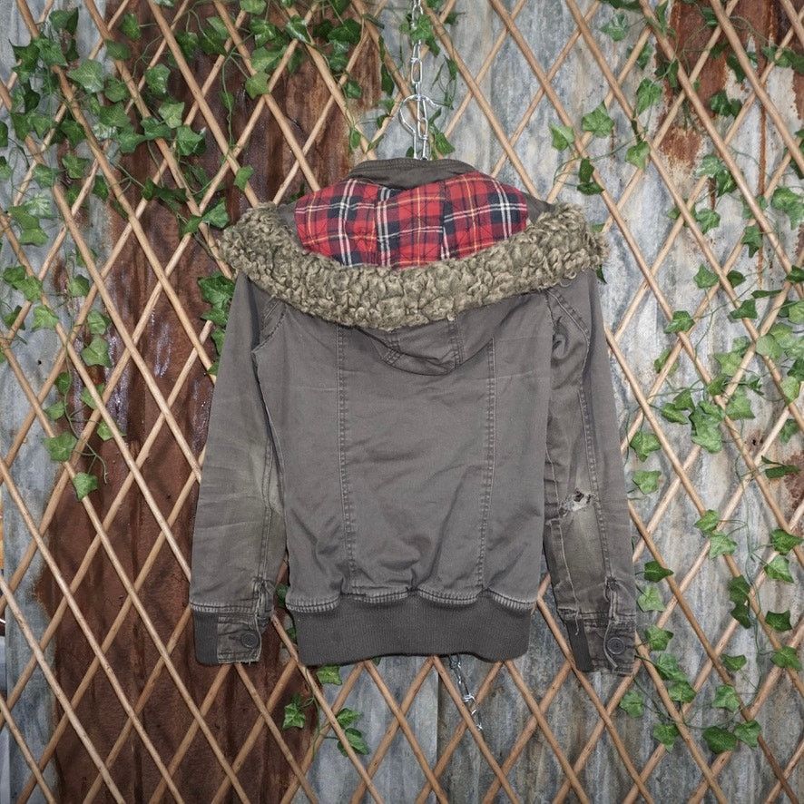 Vintage Small - Vintage Y2K plaid lined Los Angeles military jacket Size S / US 4 / IT 40 - 2 Thumbnail