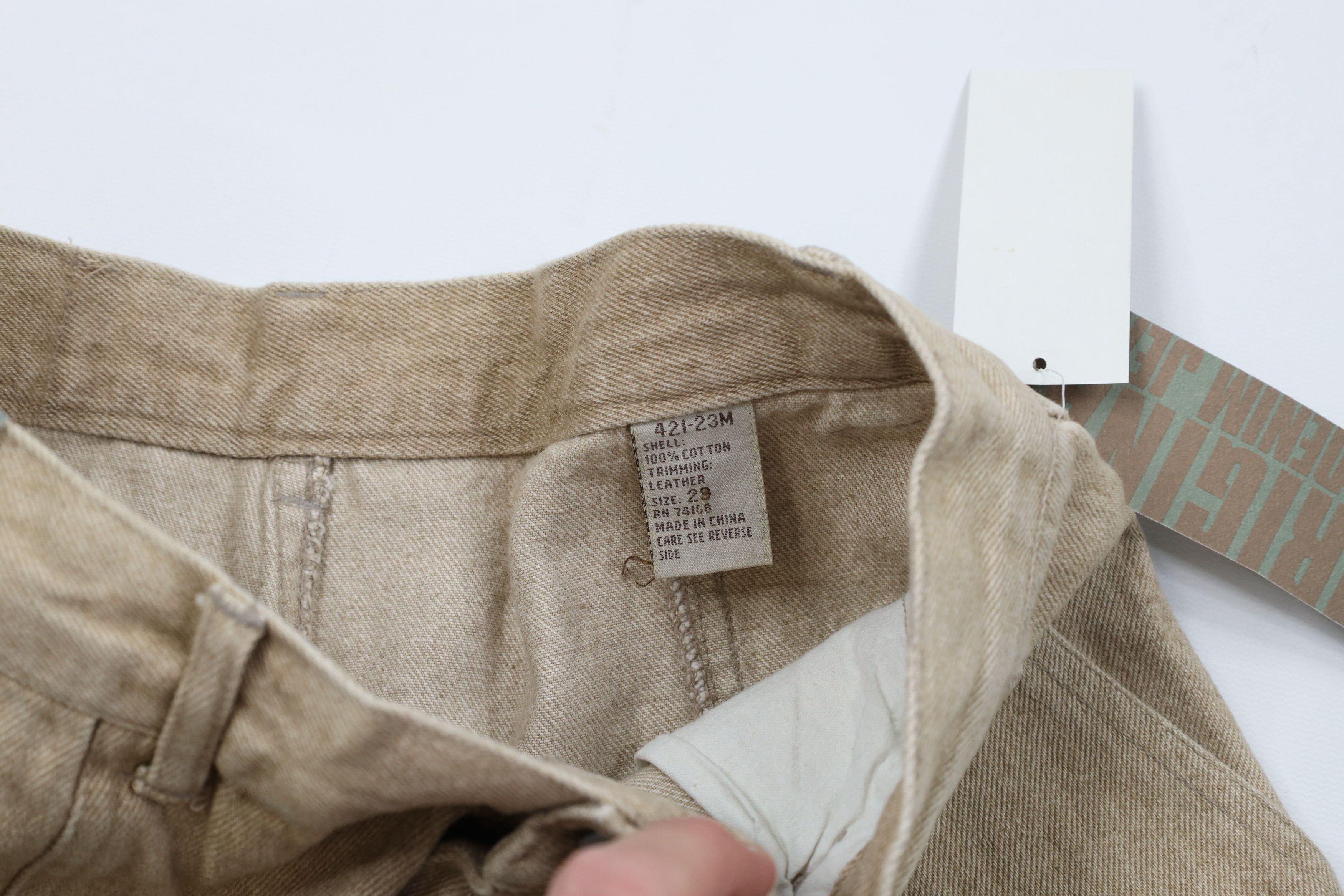 Vintage Deadstock Vintage 90s Streetwear Baggy Denim Cargo Shorts Size US 29 - 7 Thumbnail