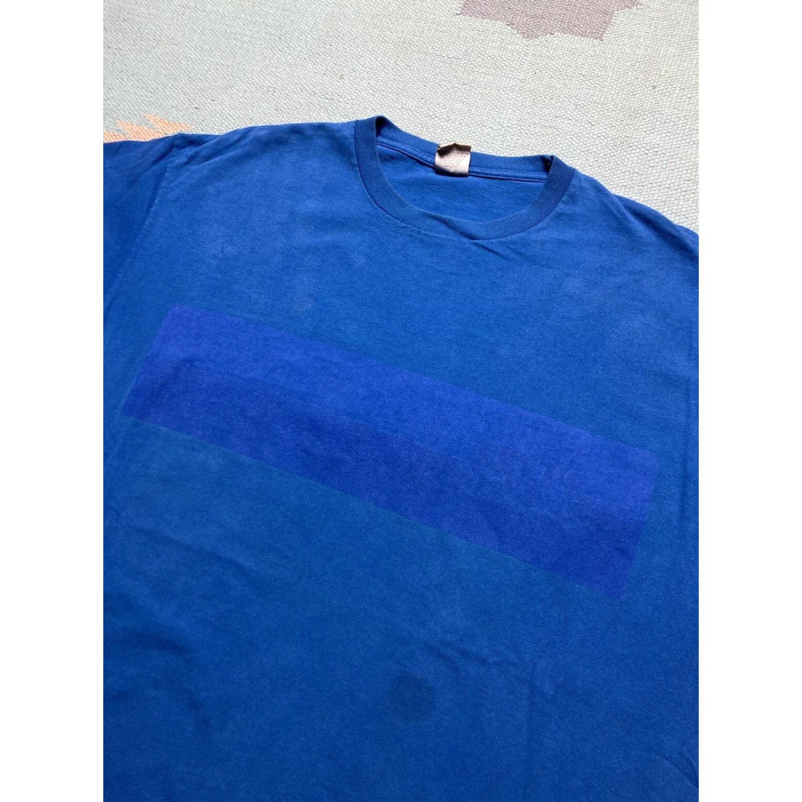 Levi's VINTAGE Levi’s T-Shirt Blue 90s Made in USA Cotton Adult Large Mens Size US L / EU 52-54 / 3 - 2 Thumbnail