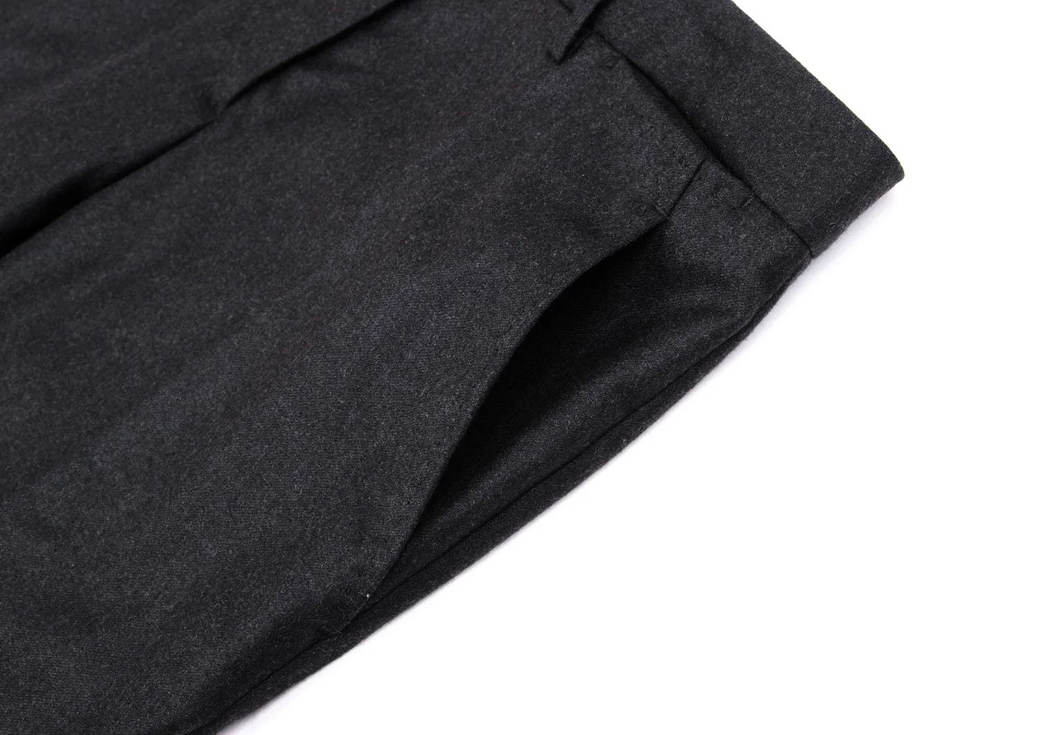 Maison Margiela Charcoal Center-Pleat Wool Trousers Size 44 Size US 28 / EU 44 - 4 Thumbnail