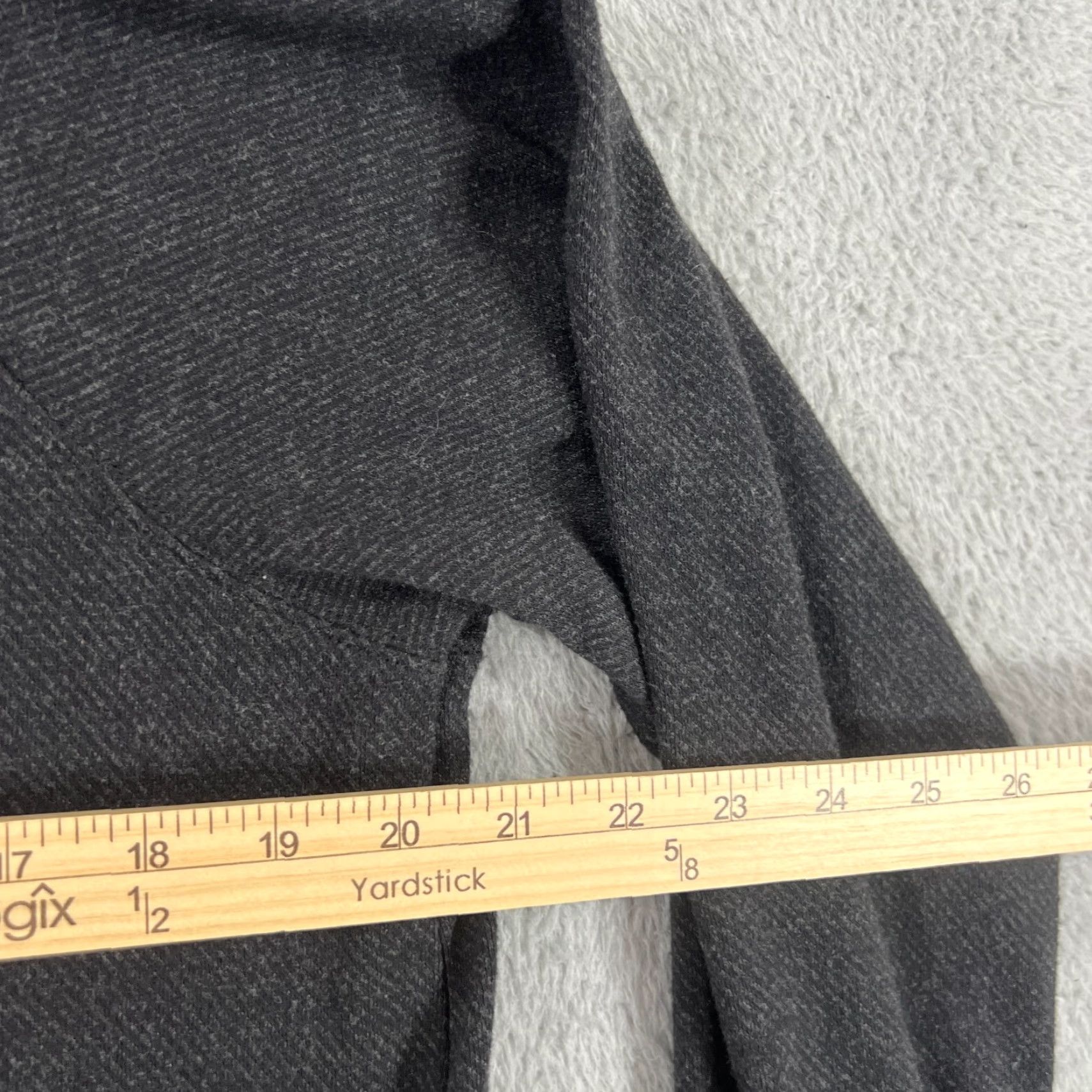 Faherty VINTAGE Faherty Women's Sweater Hoodie Casual Fall Winter M Black Heathered Hoodie Pouch Pocket Size M / US 6-8 / IT 42-44 - 4 Thumbnail