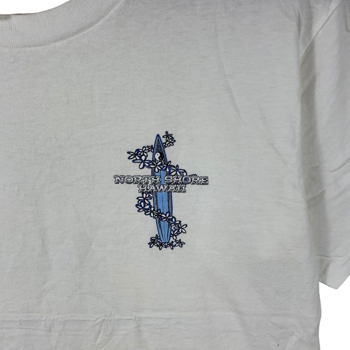 Vintage Vintage NORTH SHORE HAWAII Ying Yang Surf Longboard Tee Size US S / EU 44-46 / 1 - 4 Thumbnail