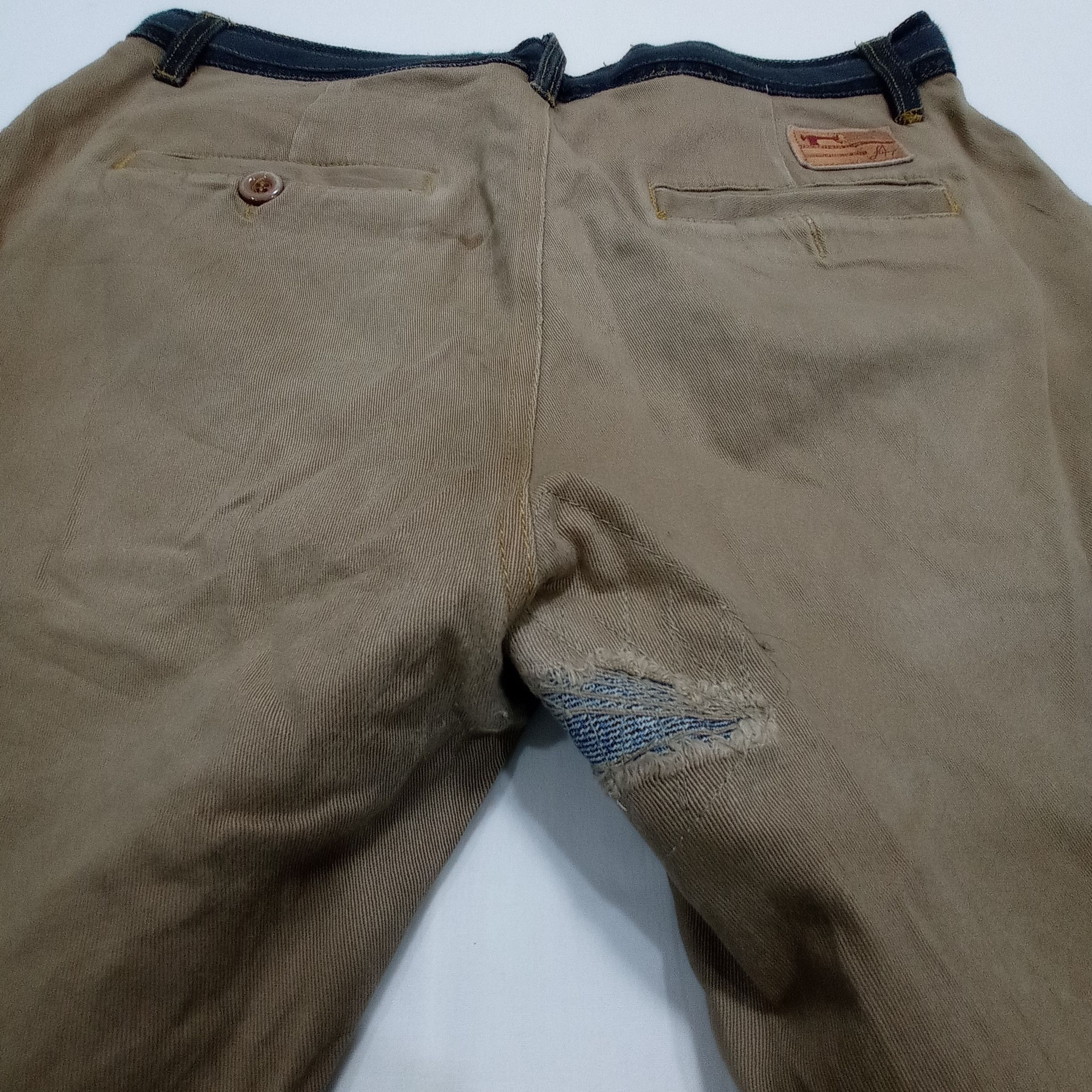 Other Vintage Trickster Of Foky Two Tone Baker Pants Size US 31 - 14 Thumbnail