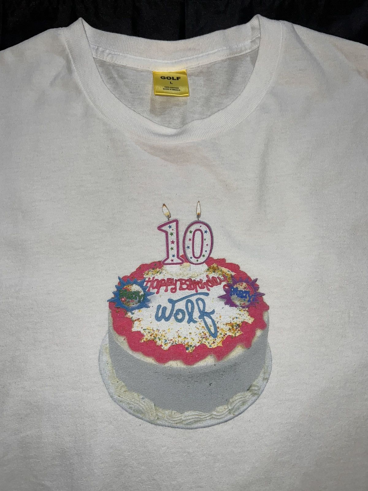 Golf Wang Golf Wang Wolf 10 year Anniversary Birthday cake tee Size US L / EU 52-54 / 3 - 2 Thumbnail