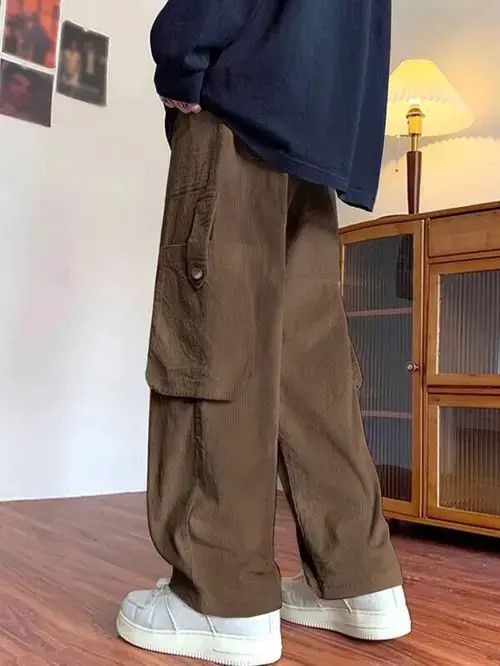 Japanese Brand Retro Rock Japanese Fashion Corduroy Cargo Pants Size US 36 / EU 52 - 3 Thumbnail