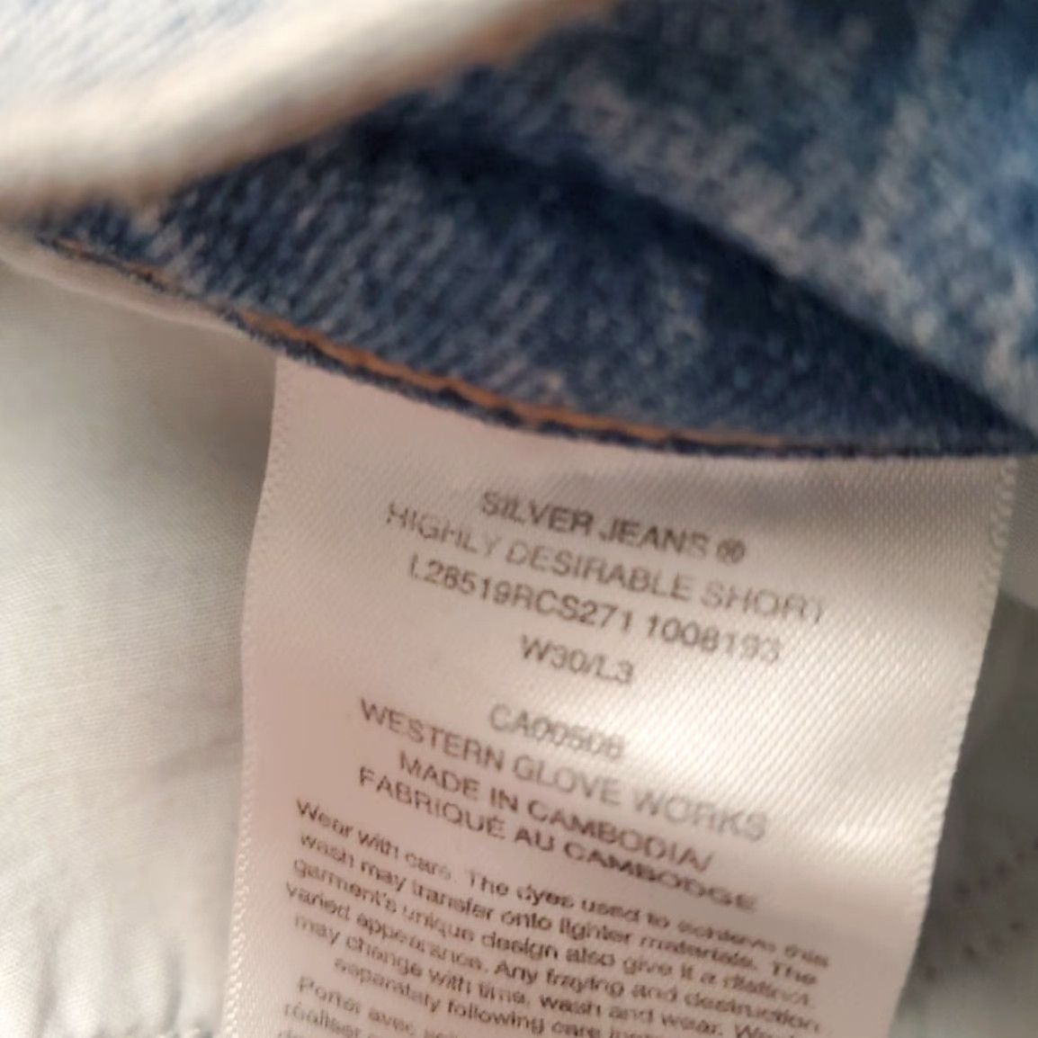 Silver Jeans Co. VINTAGE Silver Jeans Highly Desireable Shorts Women 30 Faded Blue Denim Cotton Blend Y2K Size 30" / US 8 / IT 44 - 5 Thumbnail