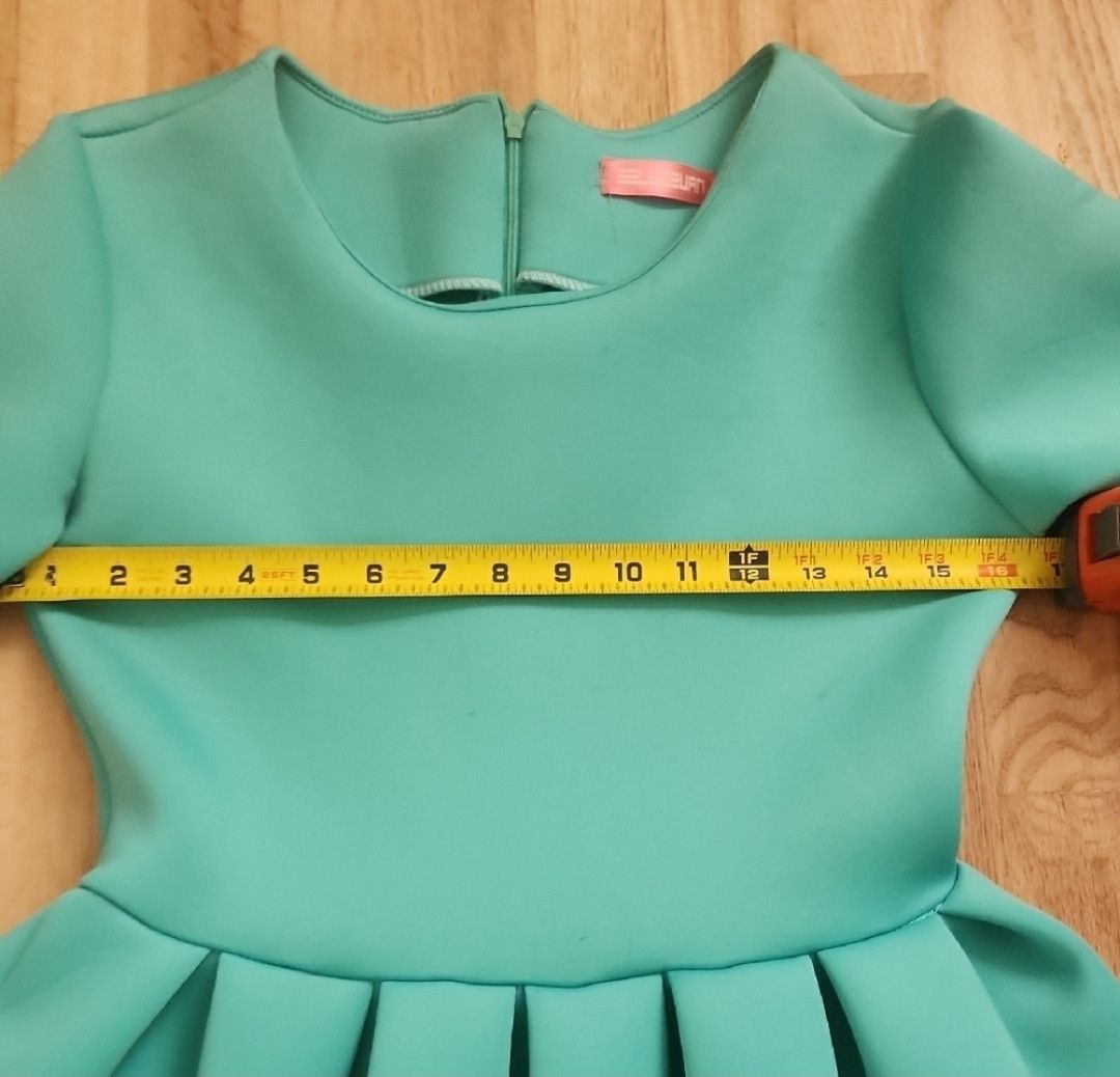 Other Teal Long Sleeve Dress Size S / US 4 / IT 40 - 4 Thumbnail