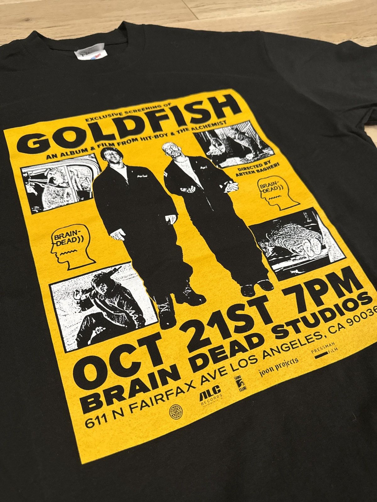 Brain Dead Brain Dead Goldfish T Shirt Alchemist Hit Boy Hip Hop XL 2XL Size US XL / EU 56 / 4 - 3 Thumbnail