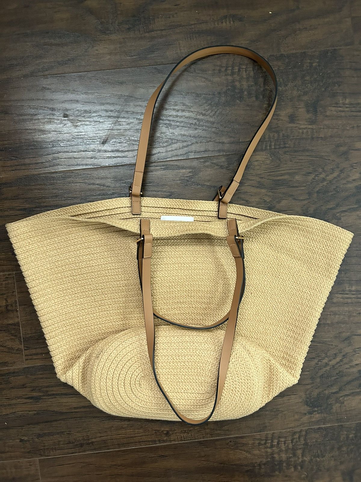 H&M Woven Straw Tote Bag Size ONE SIZE - 1 Thumbnail