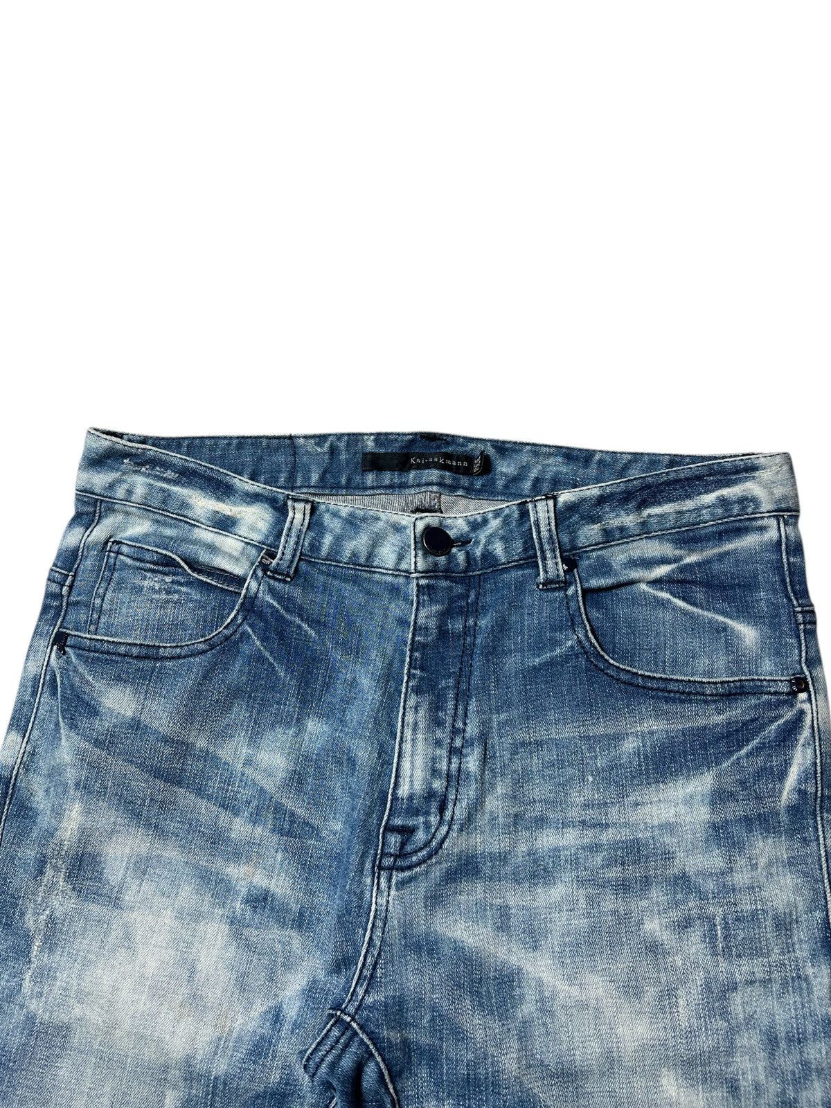 Japanese Brand Vintage Kai Aakmann Baggy Distressed Acid Washed Pants Size US 30 / EU 46 - 3 Thumbnail