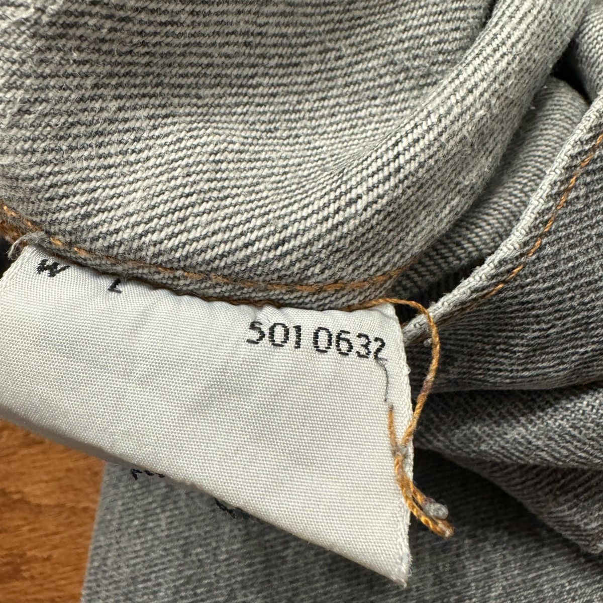 Levi's Levi’s 501 0632 Gray/Black Denim Pants W34 Size US 34 / EU 50 - 6 Thumbnail