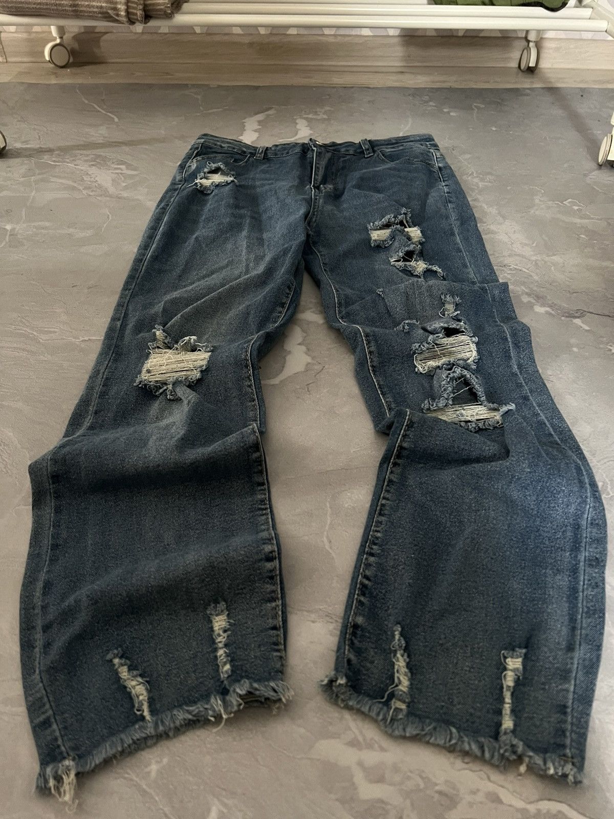 Japanese Brand Faded Number Nine Style / Underground Grunge / Y2K Aesthetic Size US 31 - 1 Thumbnail