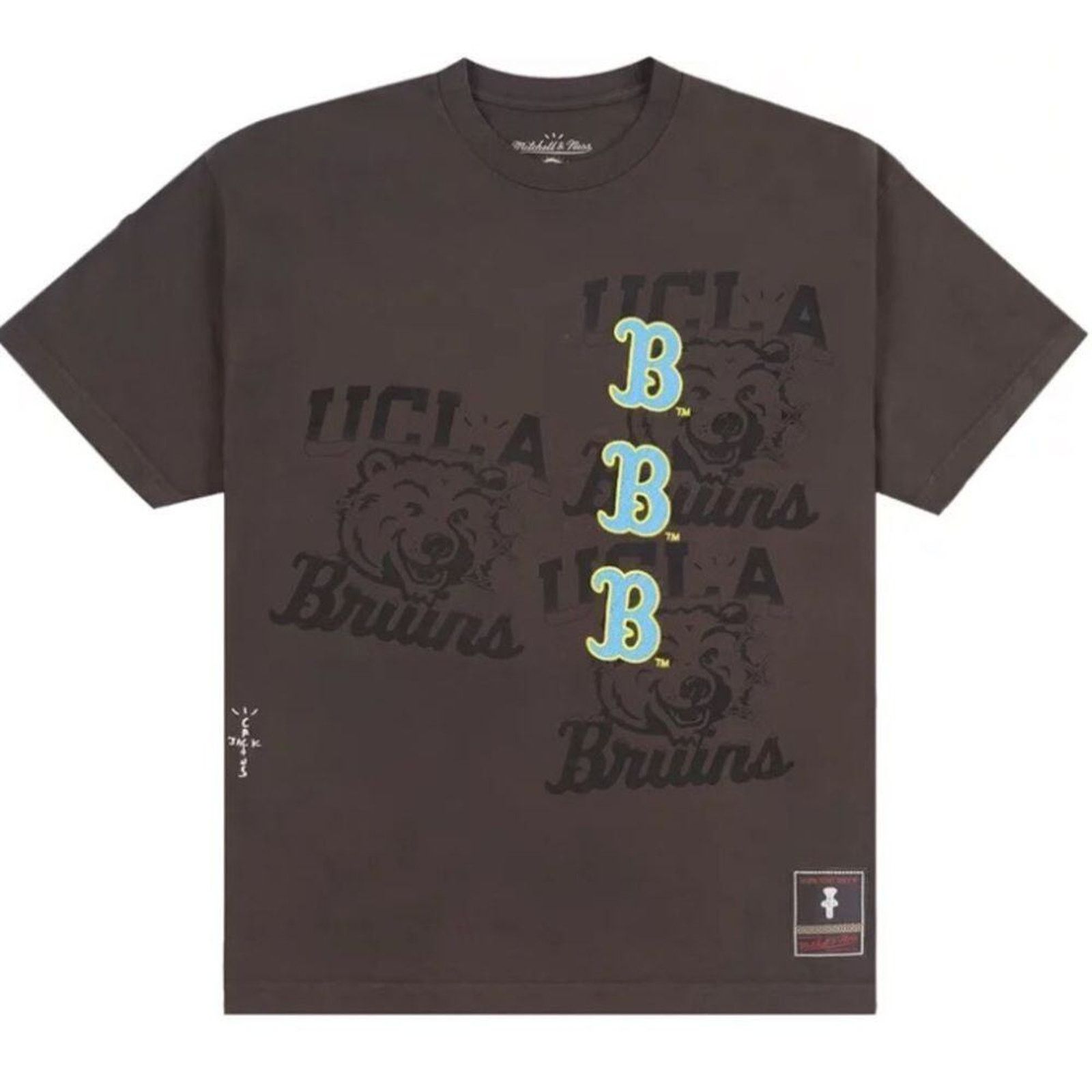Travis Scott Cactus Jack Travis Scott x Mitchell & Ness UCLA Seal Tee 2XL Size US XXL / EU 58 / 5 - 1 Thumbnail