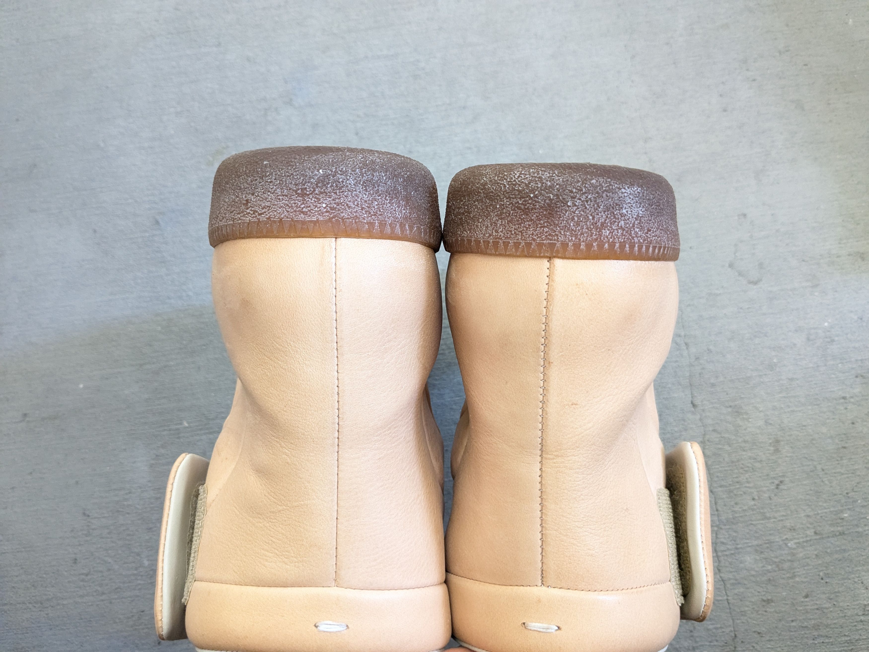 Maison Margiela Maison Margiela Future Nude Beige 14 47 Leather High Top Size US 14 / EU 47 - 18 Thumbnail