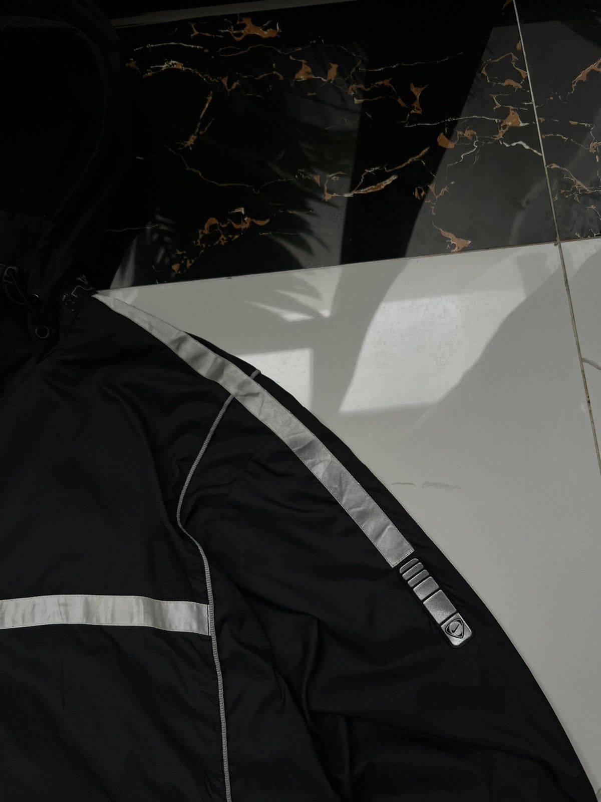 Nike × Vintage 90's NIKE TEAM RETRO GORPCORE HOODED Y2K JACKET RARE SWOOSH Size US XL / EU 56 / 4 - 3 Thumbnail