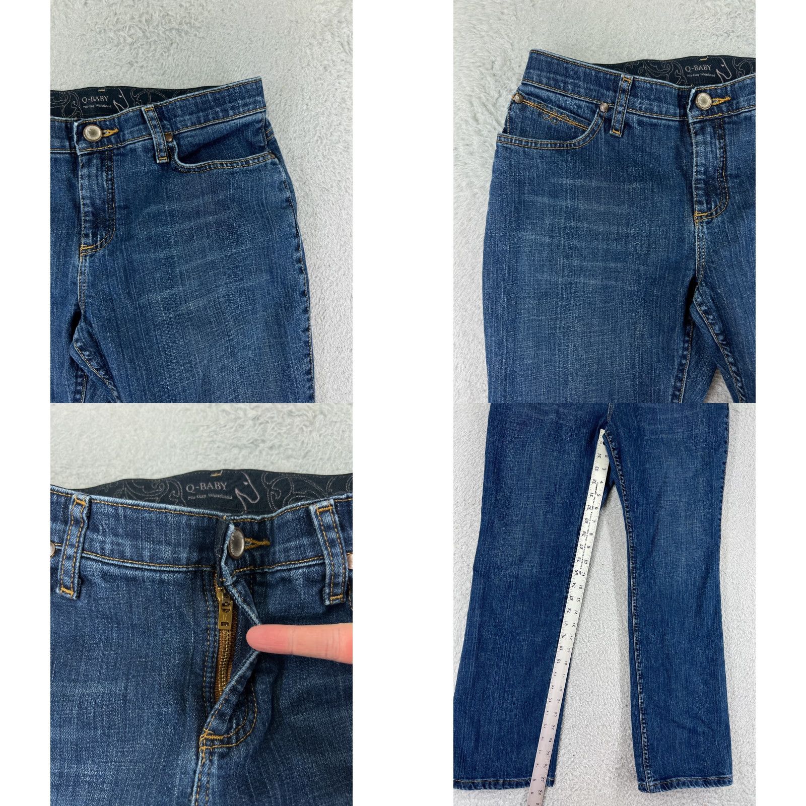 Wrangler Wrangler Women's Denim Jeans Bootcut Medium Wash 28W Vintage 2000s Classic Cotton Size 30" / US 8 / IT 44 - 8 Thumbnail