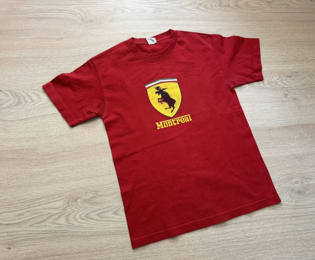 Vintage Vintage 00’s Al Style Montreal Canada Ferrari Racing T-Shirt Size US S / EU 44-46 / 1 - 1 Thumbnail