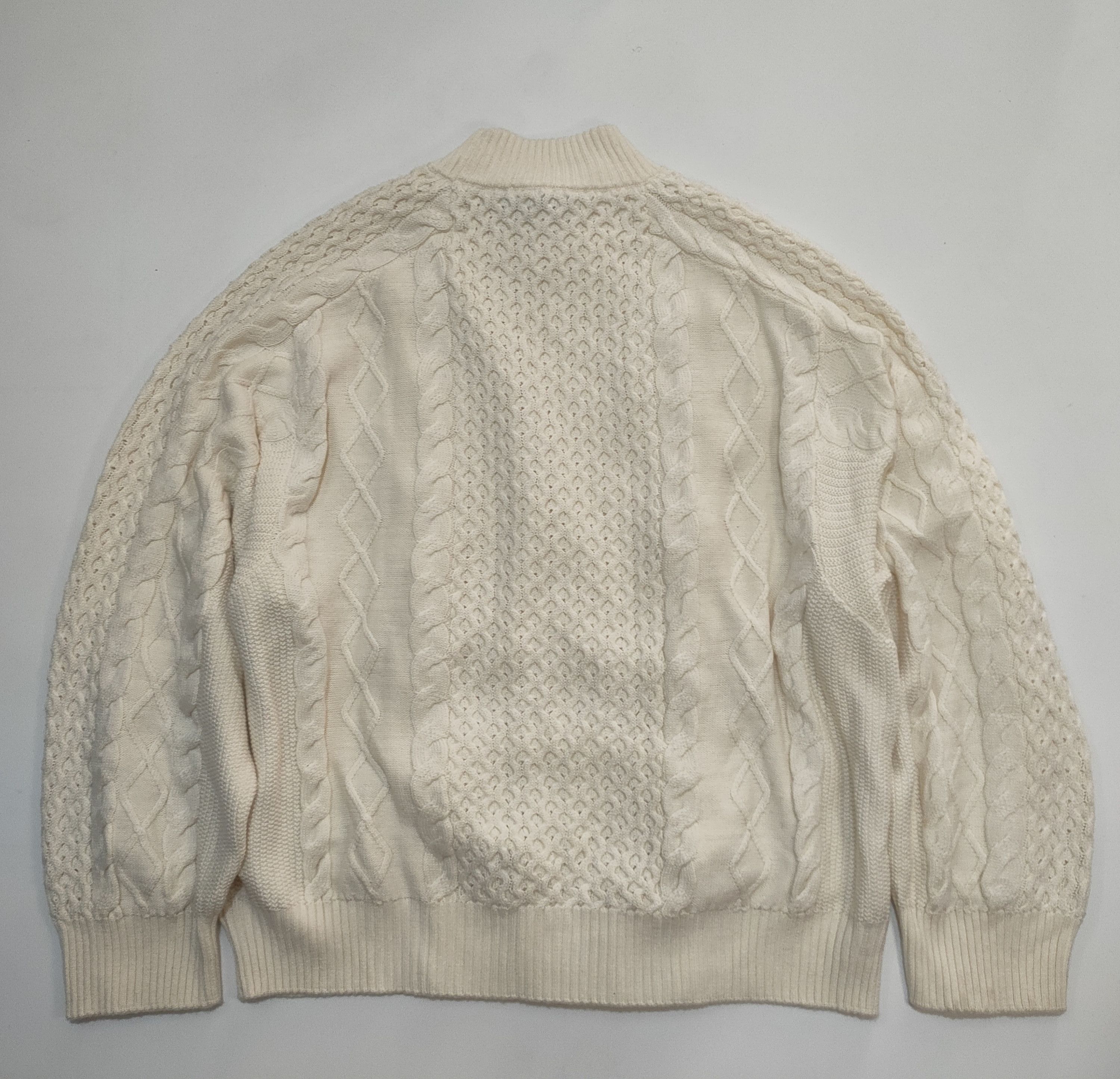 Y/Project NEW Y/PROJECT Oversized Wool Blend Sweater in Cream Size US M / EU 48-50 / 2 - 18 Thumbnail