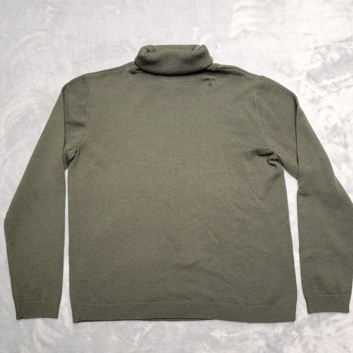 Pendleton VINTAGE Pendleton Sweater Womens S Green 100% Merino Wool Turtleneck Retro Classic Pullover Long Sleeve Knit Solid Womens Size S / US 4 / IT 40 - 5 Thumbnail
